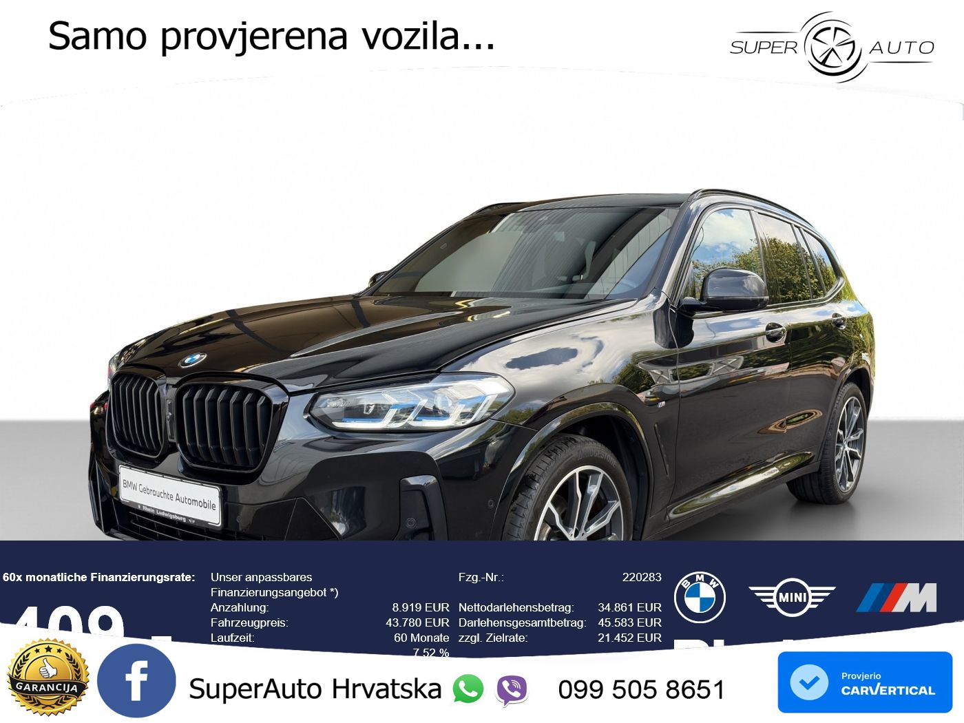 BMW X3 20i xDrive Steptronic M Sport