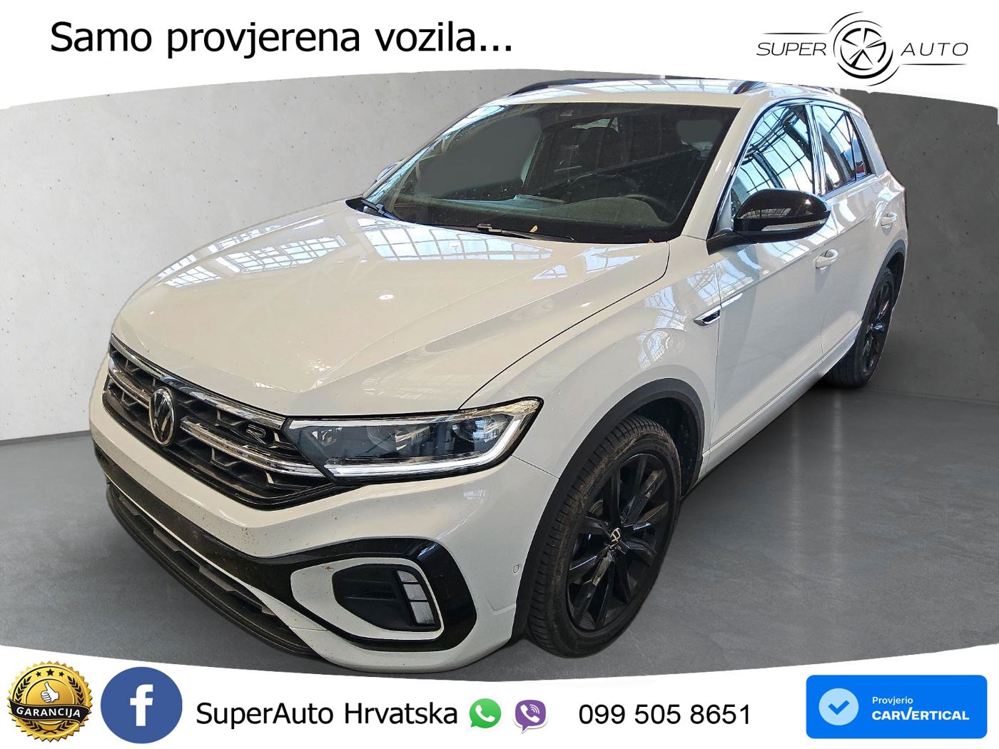 Volkswagen T-Roc 2.0 TSI (190 KS) 4M DSG R-Line LED+GR SJED+ACC