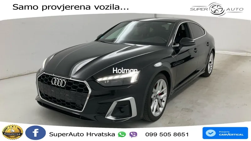 Audi A5 Sportback 40 TDI (204 KS) S tronic S line MATRIX+GR SJED+KAM