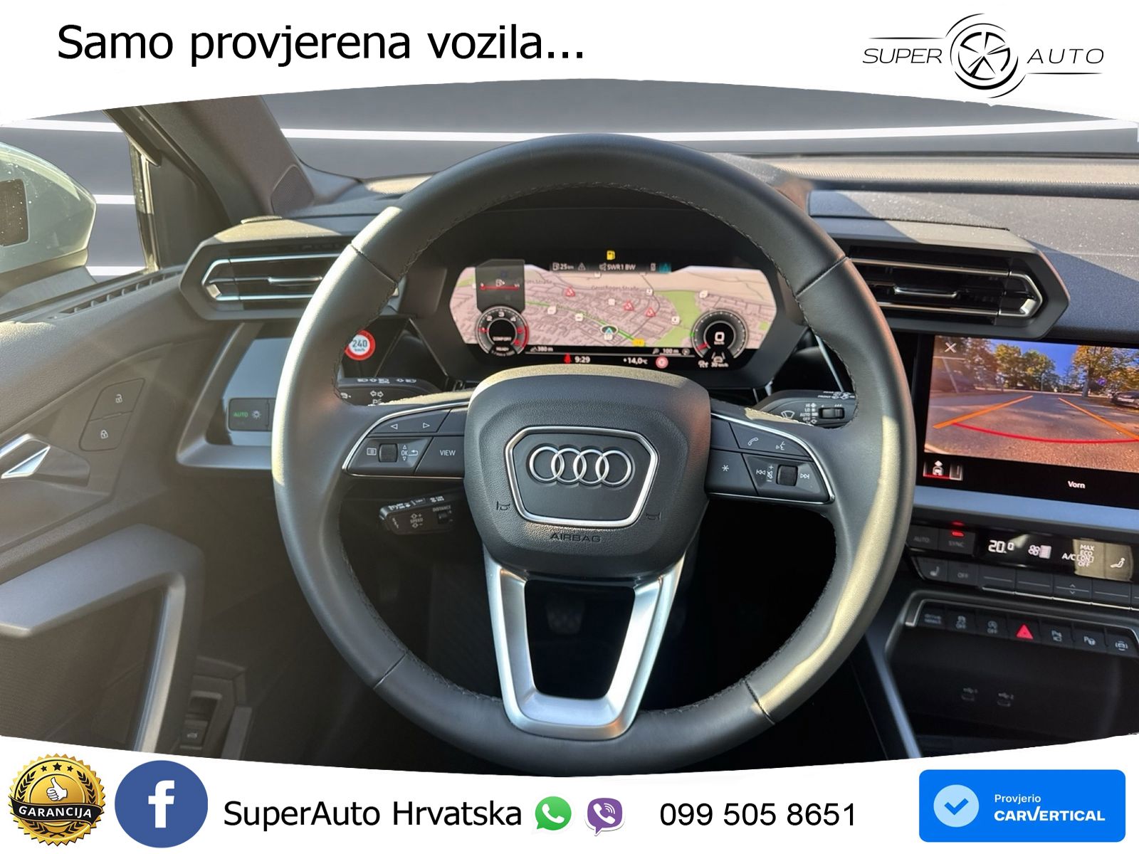 Audi A3 30 TDI (116 KS) advanced LED+GR SJED+ACC
