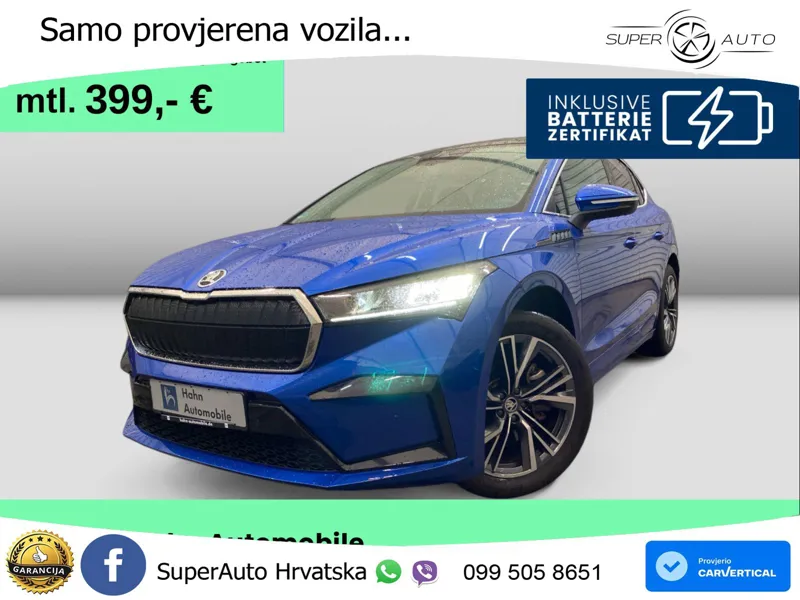 Škoda Enyaq Coupe iV 85 82 kWh (286 KS) LED+GR SJED+ACC