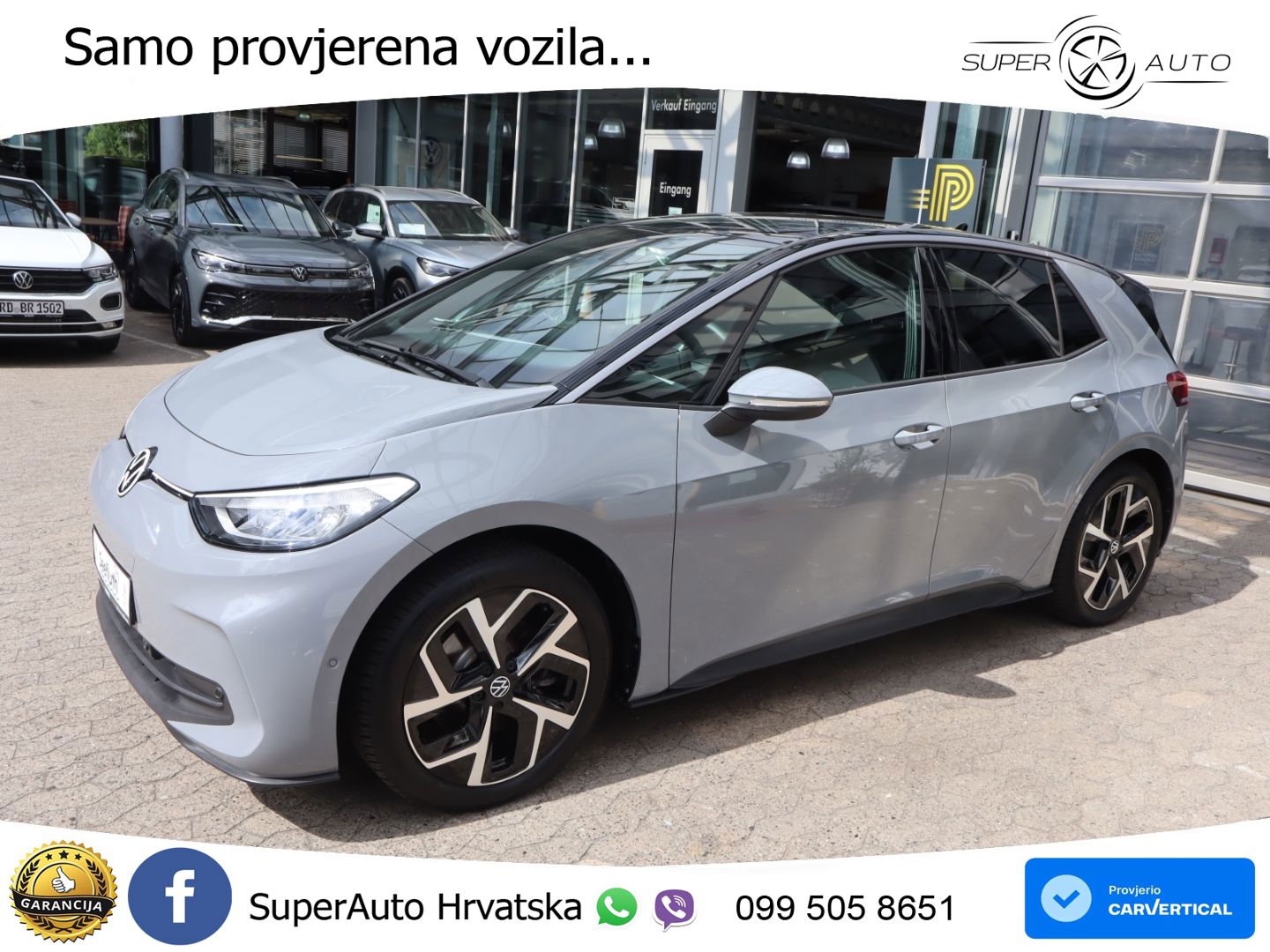 Volkswagen ID.3 Pro 62 kWh (204 KS) LED+GR SJED+ACC