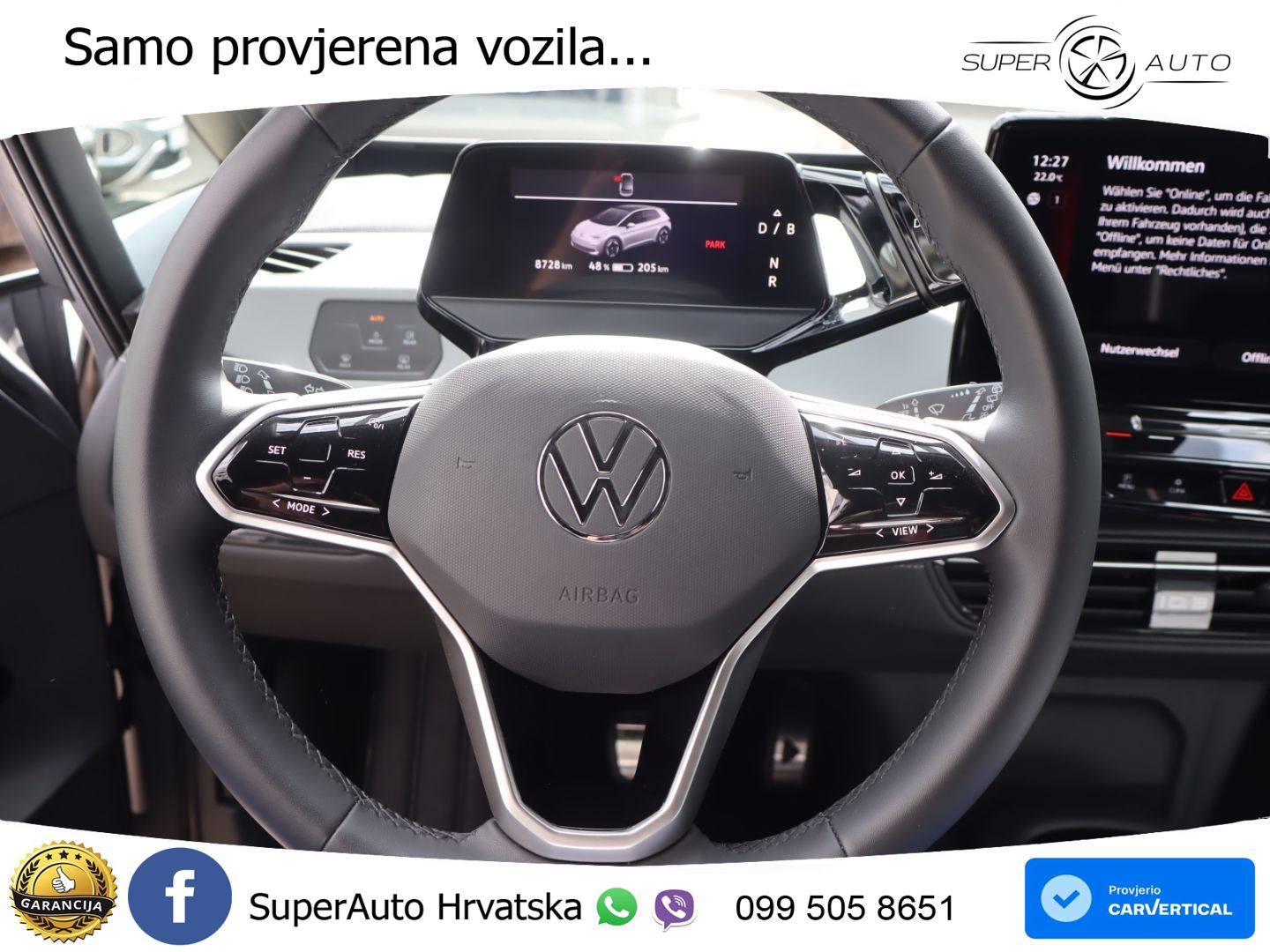 Volkswagen ID.3 Pro 62 kWh (204 KS) LED+GR SJED+ACC