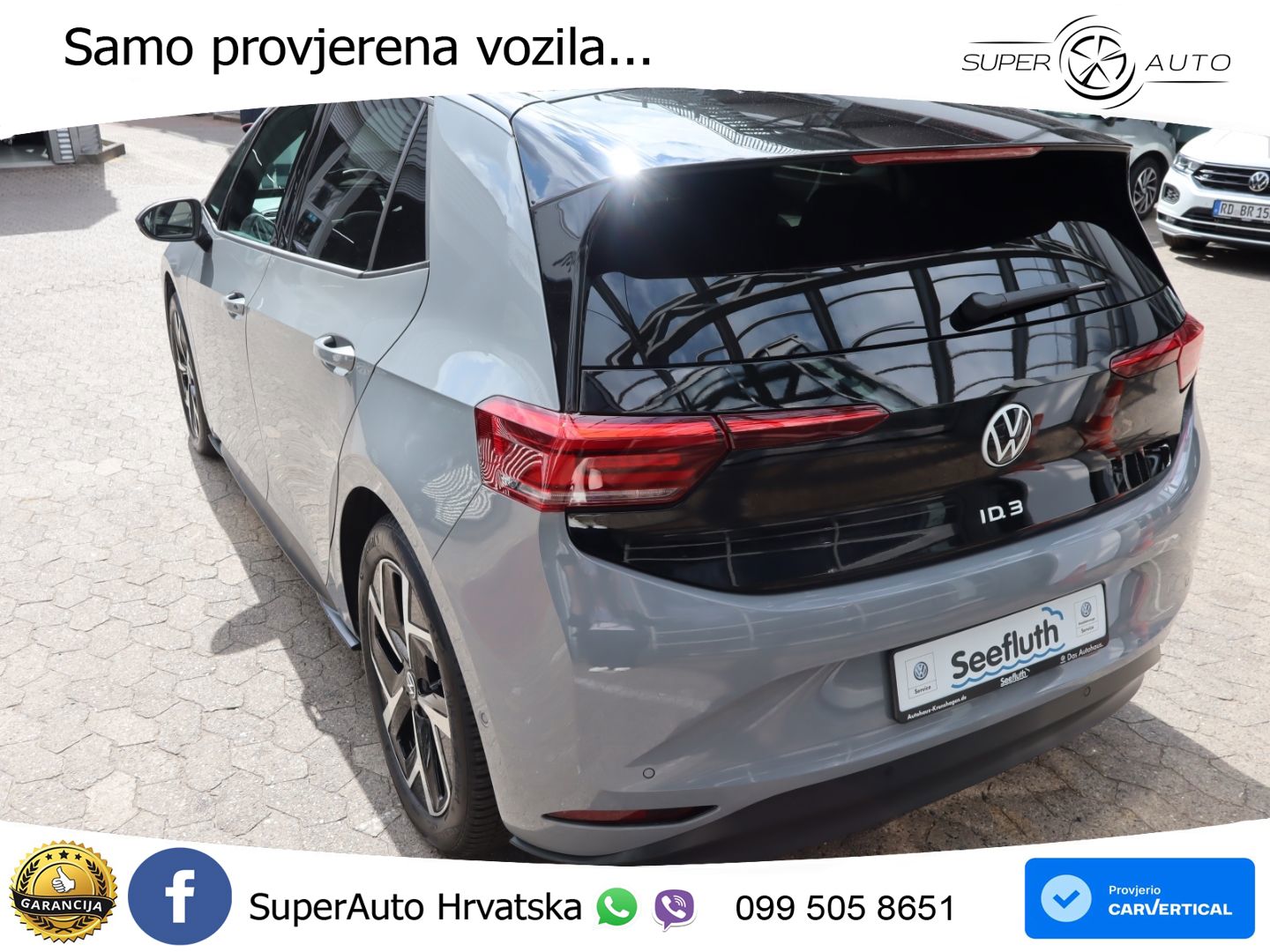 Volkswagen ID.3 Pro 62 kWh (204 KS) LED+GR SJED+ACC