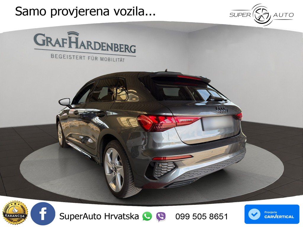 Audi A3 45 TFSIe (245 KS) S tronic S line LED+GR SJED+ACC