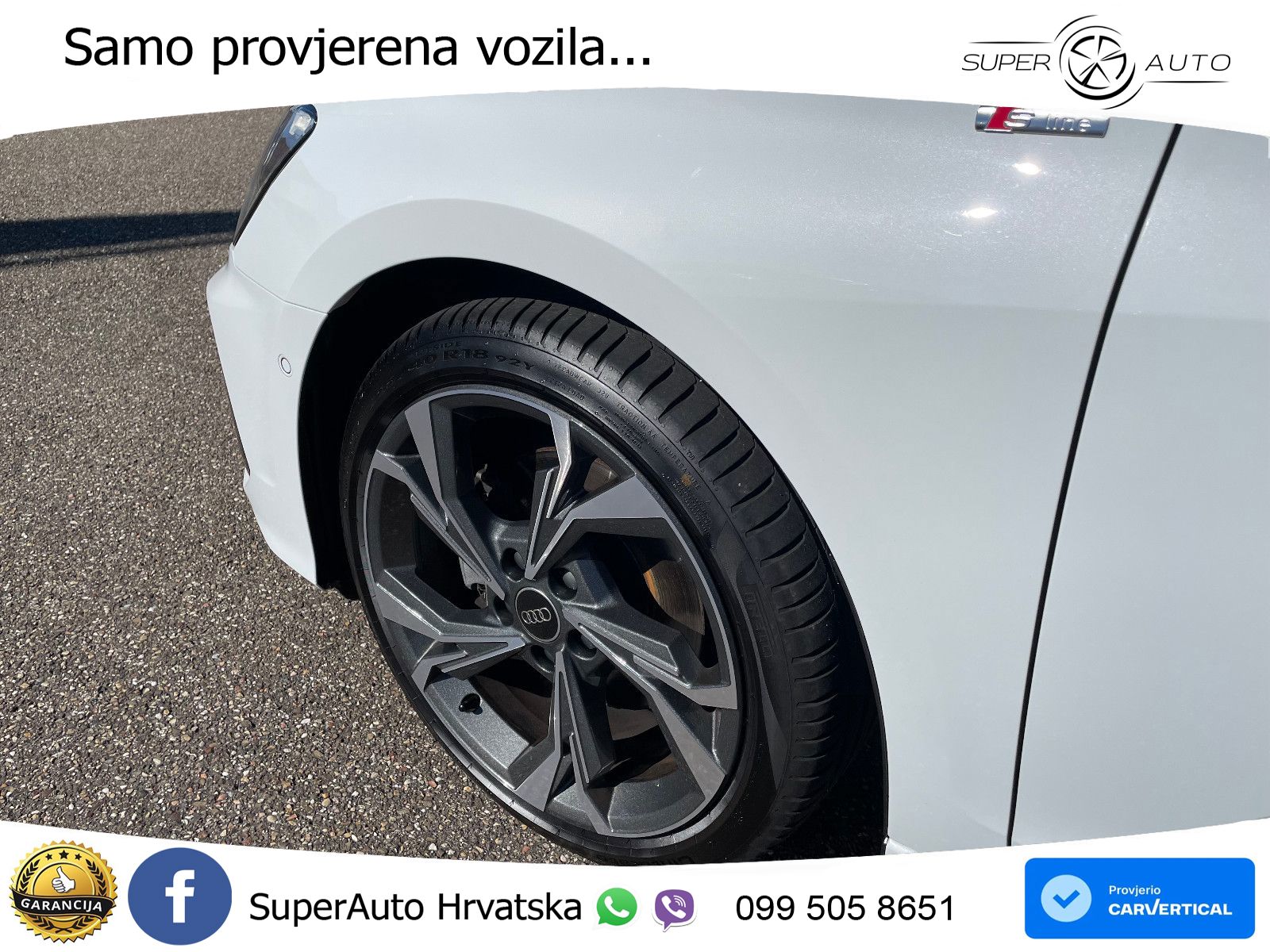 Audi A3 40 TFSI (190 KS) quattro S tronic S line LED+GR SJED+ACC