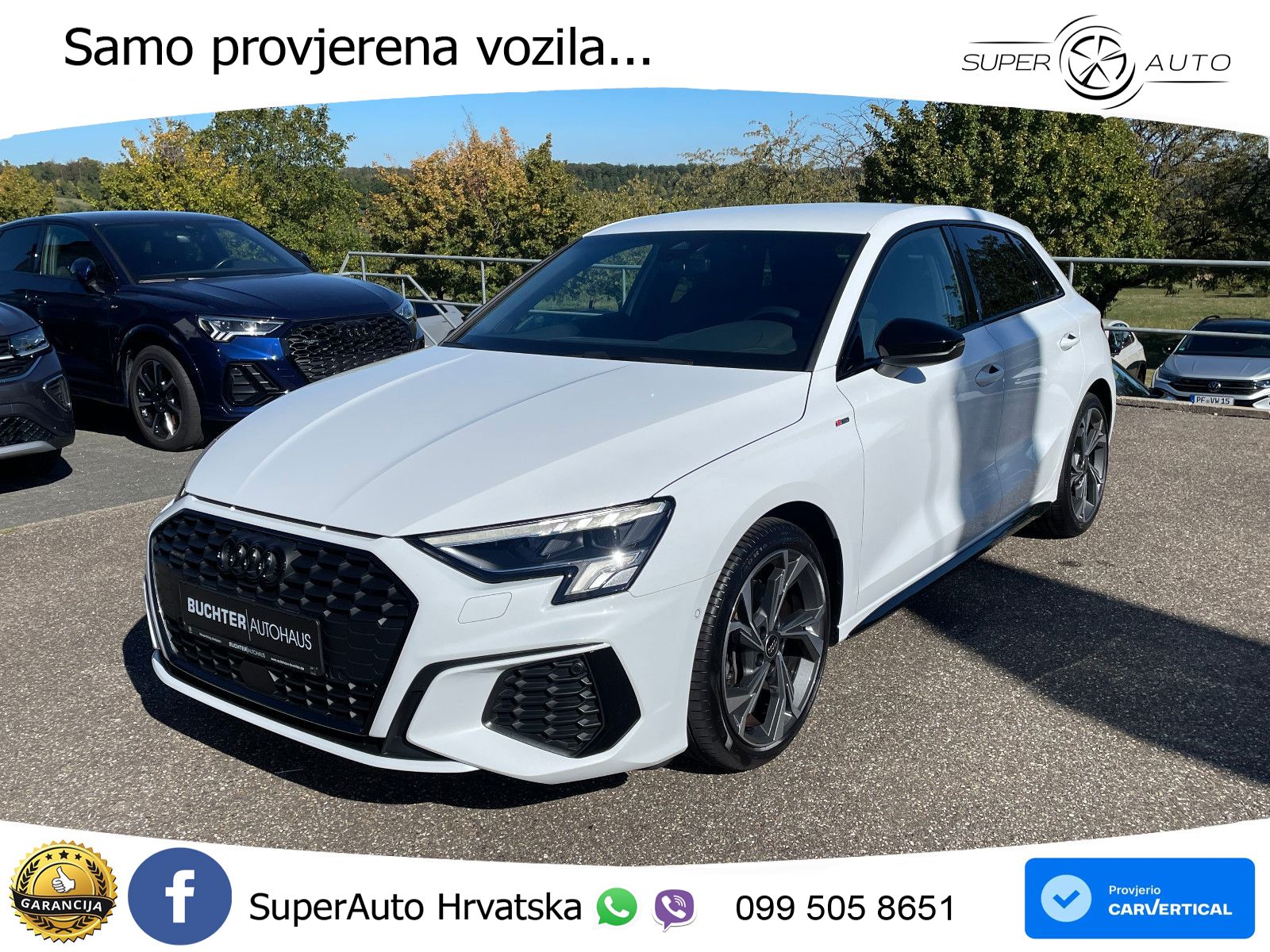 Audi A3 40 TFSI (190 KS) quattro S tronic S line LED+GR SJED+ACC