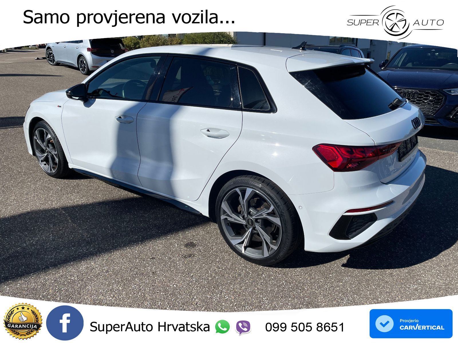 Audi A3 40 TFSI (190 KS) quattro S tronic S line LED+GR SJED+ACC