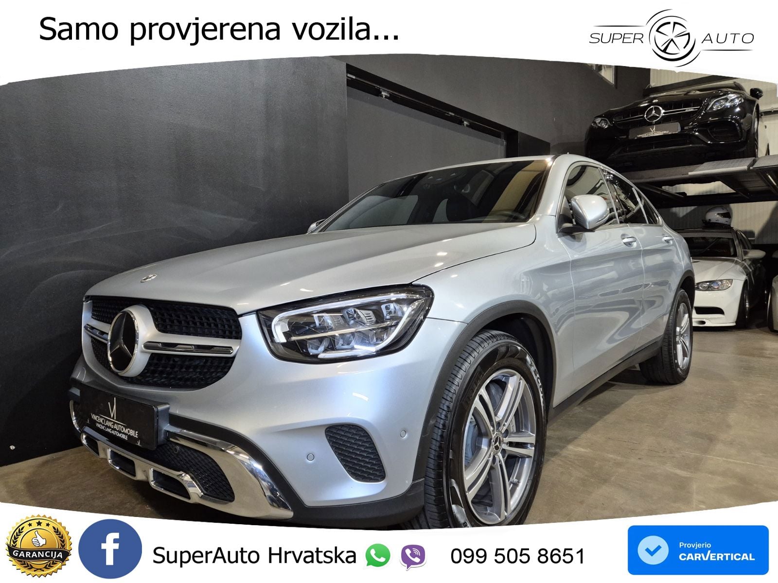 Mercedes GLC Coupe 300de (306 KS) 4MATIC 9G-TRONIC ZRAČNI+ACC+GR SJED+KAM