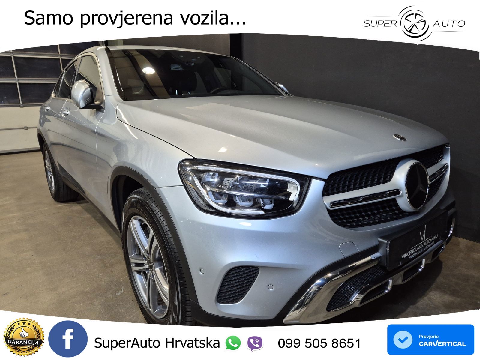 Mercedes GLC Coupe 300de (306 KS) 4MATIC 9G-TRONIC ZRAČNI+ACC+GR SJED+KAM