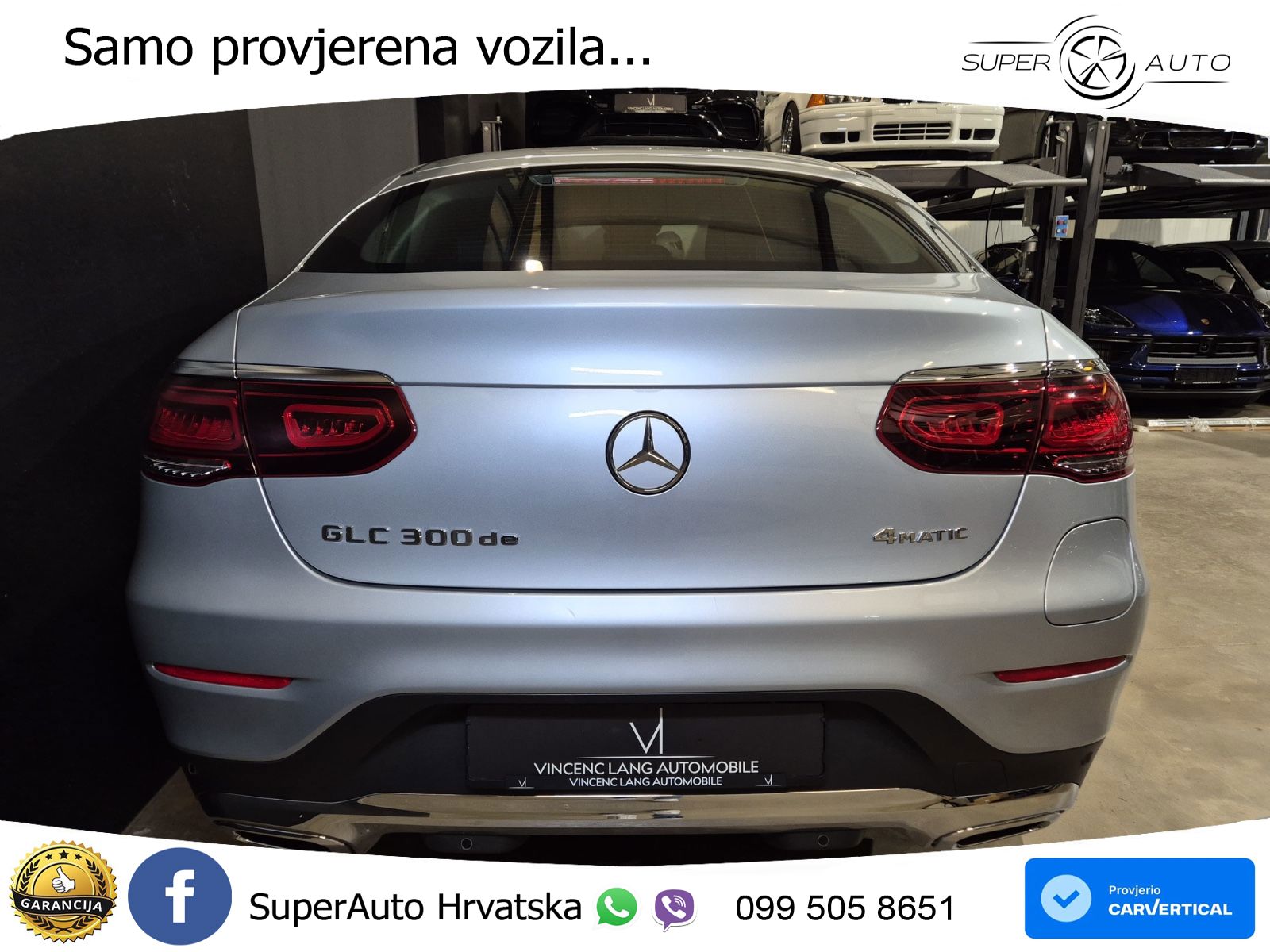 Mercedes GLC Coupe 300de (306 KS) 4MATIC 9G-TRONIC ZRAČNI+ACC+GR SJED+KAM