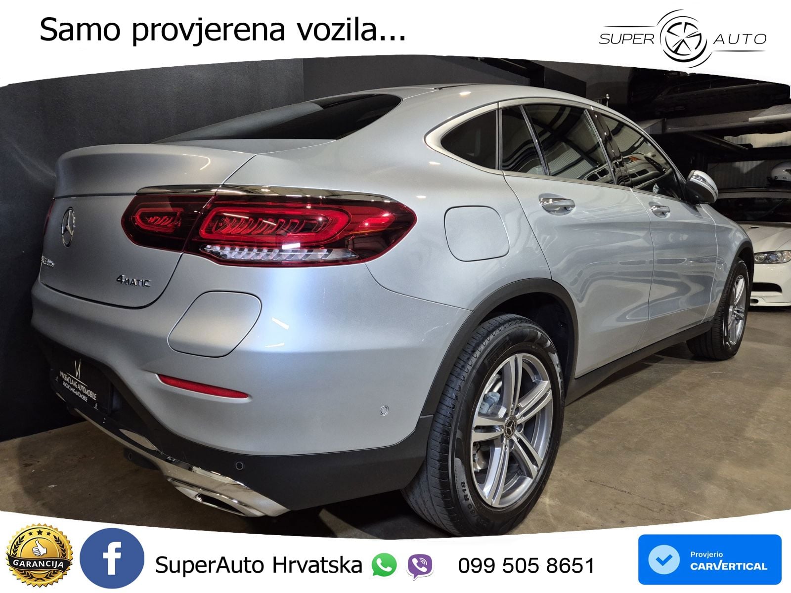 Mercedes GLC Coupe 300de (306 KS) 4MATIC 9G-TRONIC ZRAČNI+ACC+GR SJED+KAM