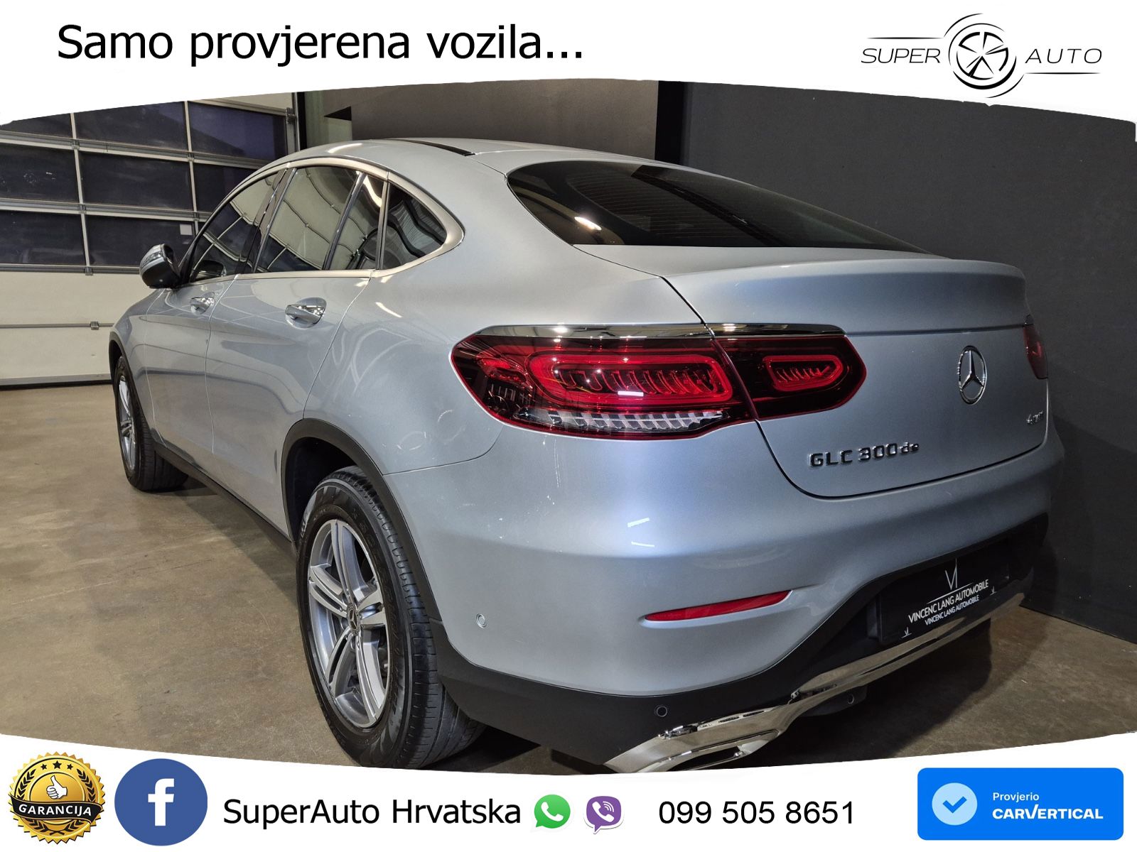 Mercedes GLC Coupe 300de (306 KS) 4MATIC 9G-TRONIC ZRAČNI+ACC+GR SJED+KAM