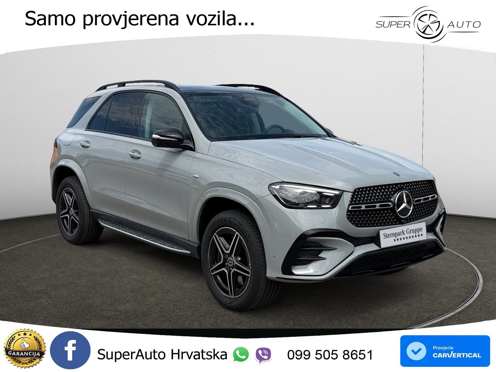 Mercedes GLE 350de (333 KS) 4MATIC 9G-TRONIC AMG ZRAČNI+ACC+GR SJED+KAM+PANO