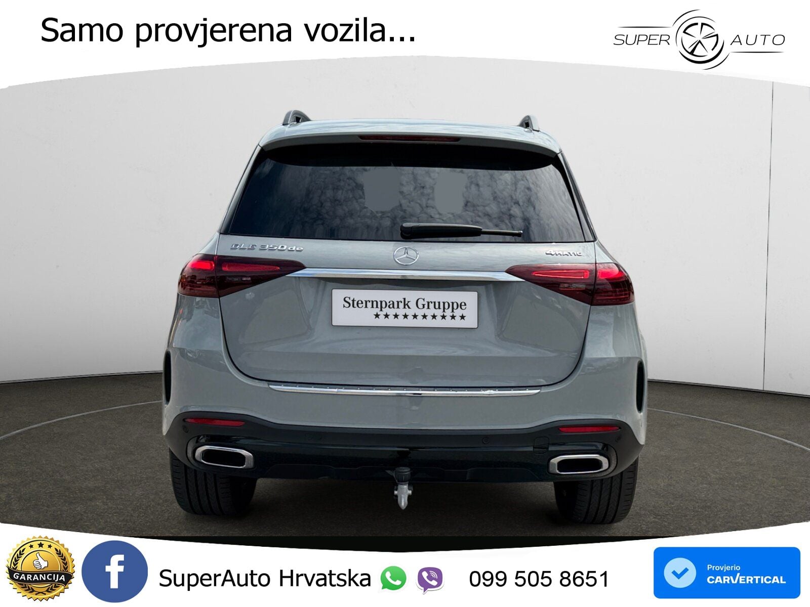 Mercedes GLE 350de (333 KS) 4MATIC 9G-TRONIC AMG ZRAČNI+ACC+GR SJED+KAM+PANO