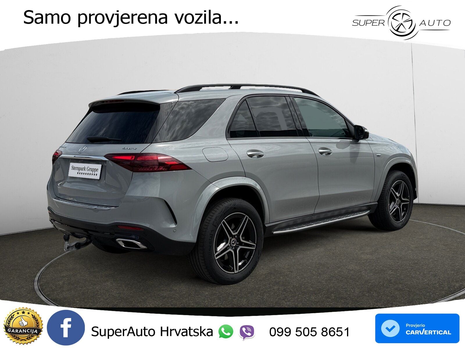 Mercedes GLE 350de (333 KS) 4MATIC 9G-TRONIC AMG ZRAČNI+ACC+GR SJED+KAM+PANO