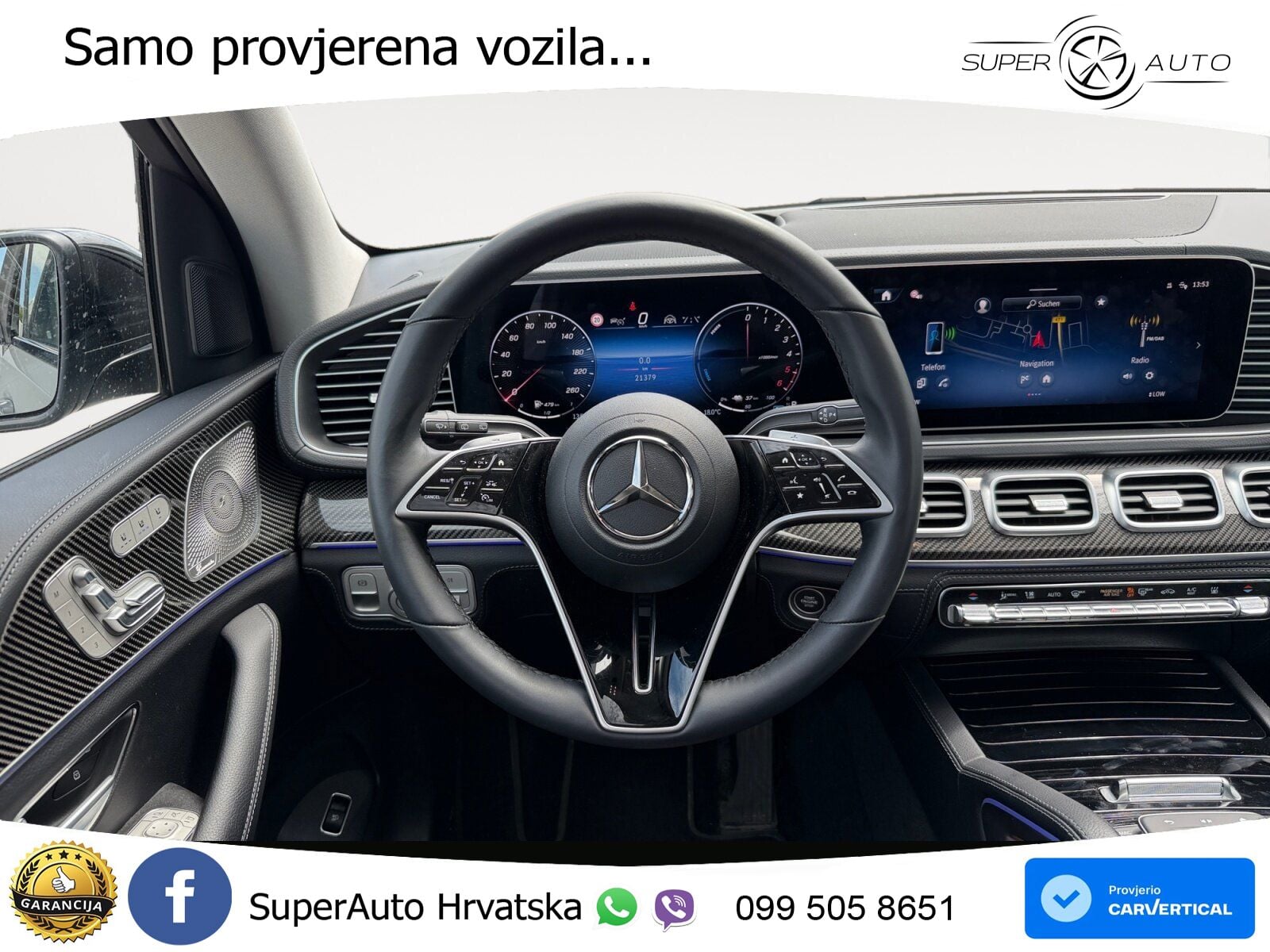 Mercedes GLE 350de (333 KS) 4MATIC 9G-TRONIC AMG ZRAČNI+ACC+GR SJED+KAM+PANO