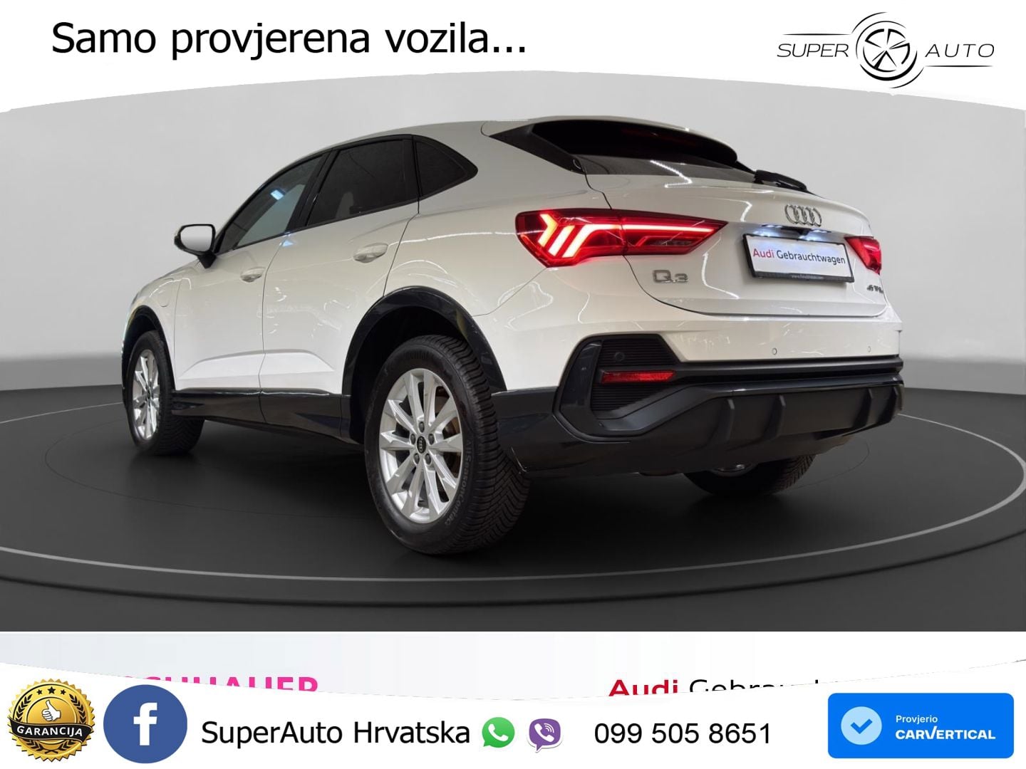 Audi Q3 Sportback 45 TFSIe (245 KS) S tronic LED+GR SJED+ACC