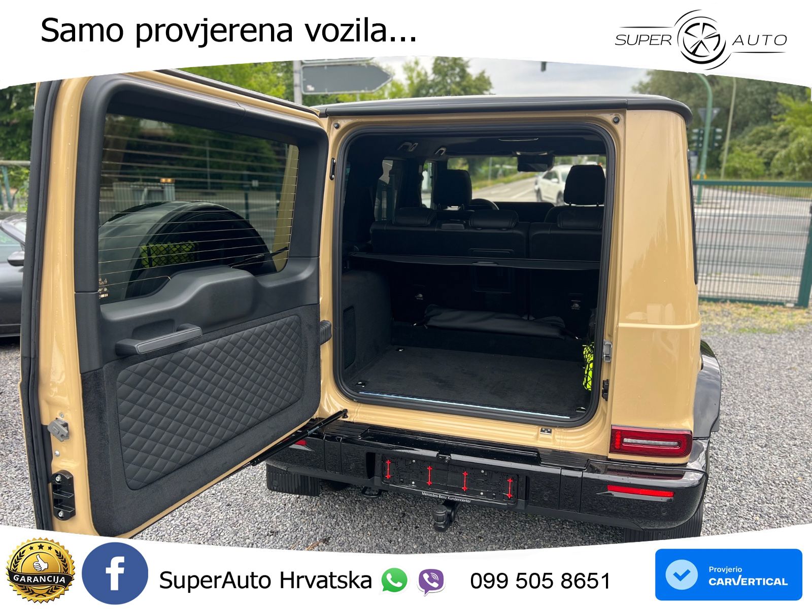 Mercedes G 450d Long (367 KS) 4MATIC 9G-TRONIC AMG ZRAČNI+ACC+4xGR SJED+KAM
