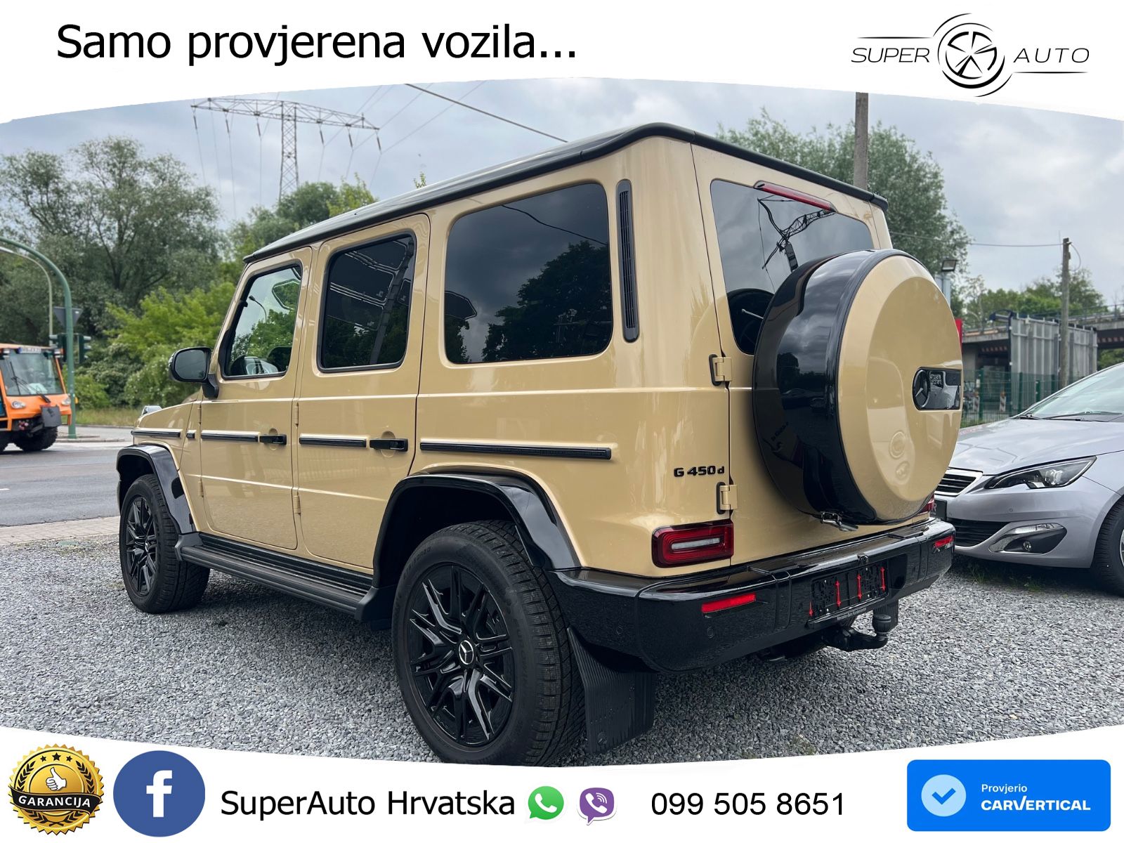 Mercedes G 450d Long (367 KS) 4MATIC 9G-TRONIC AMG ZRAČNI+ACC+4xGR SJED+KAM
