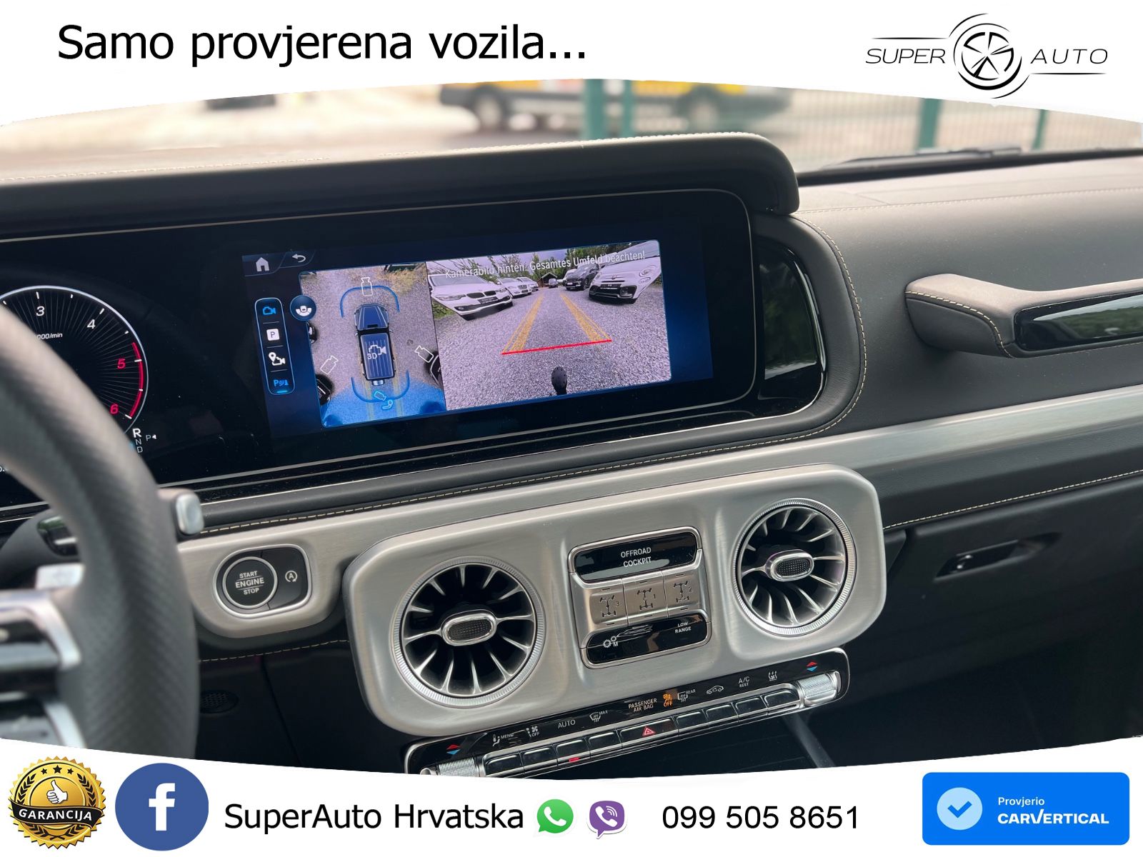 Mercedes G 450d Long (367 KS) 4MATIC 9G-TRONIC AMG ZRAČNI+ACC+4xGR SJED+KAM