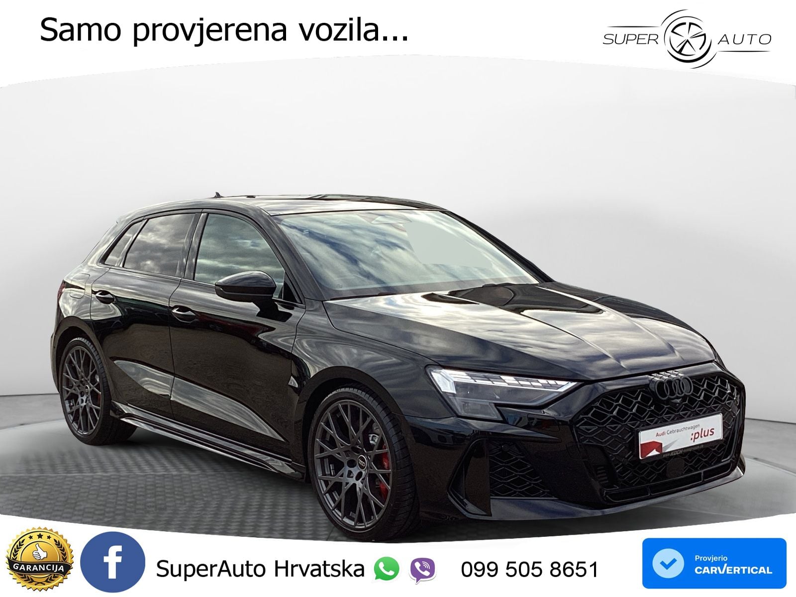 Audi RS3 Sedan 2.5 TFSI (400 KS) quattro S tronic LED+GR SJED+ACC