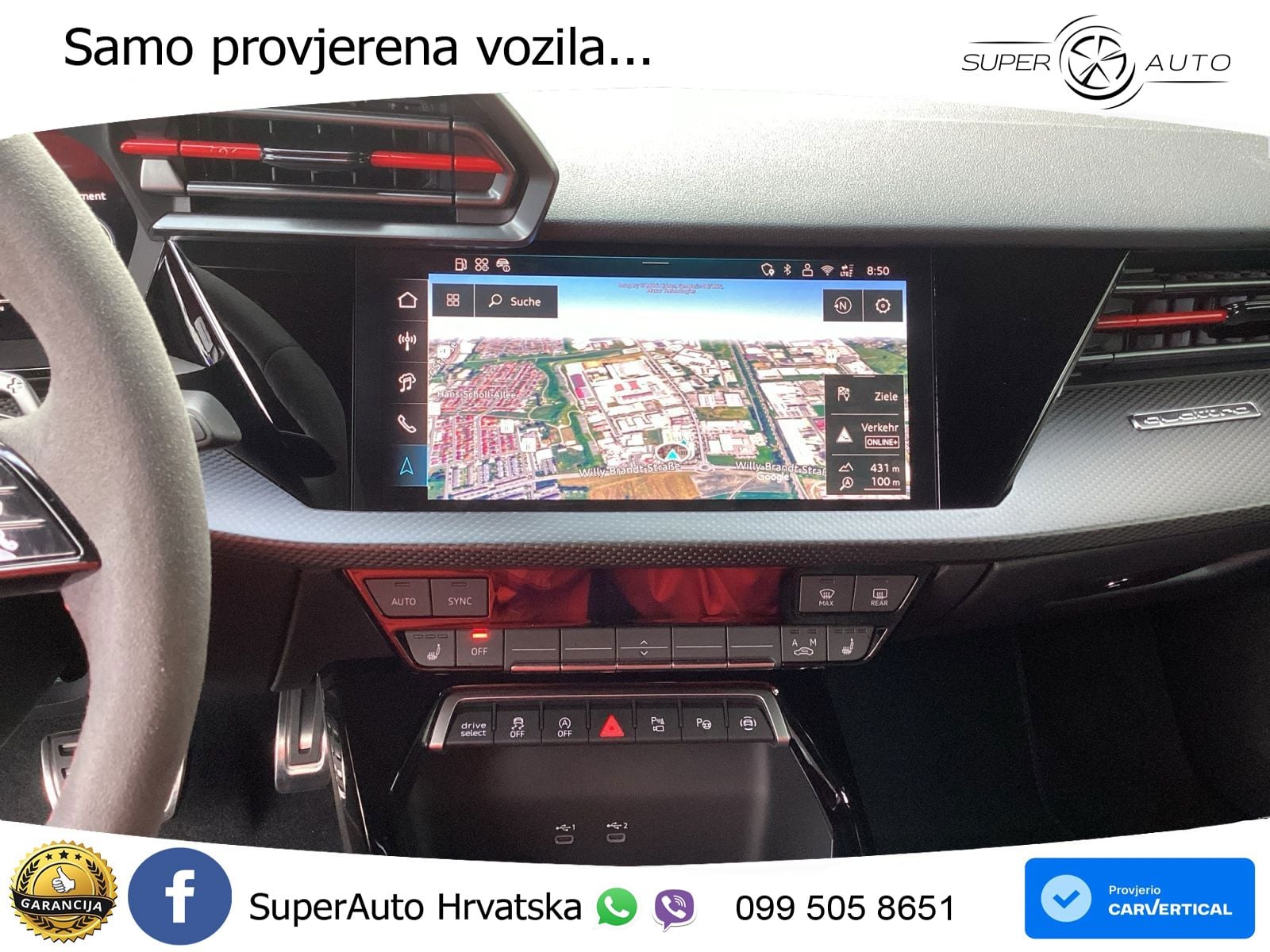 Audi RS3 Sedan 2.5 TFSI (400 KS) quattro S tronic LED+GR SJED+ACC