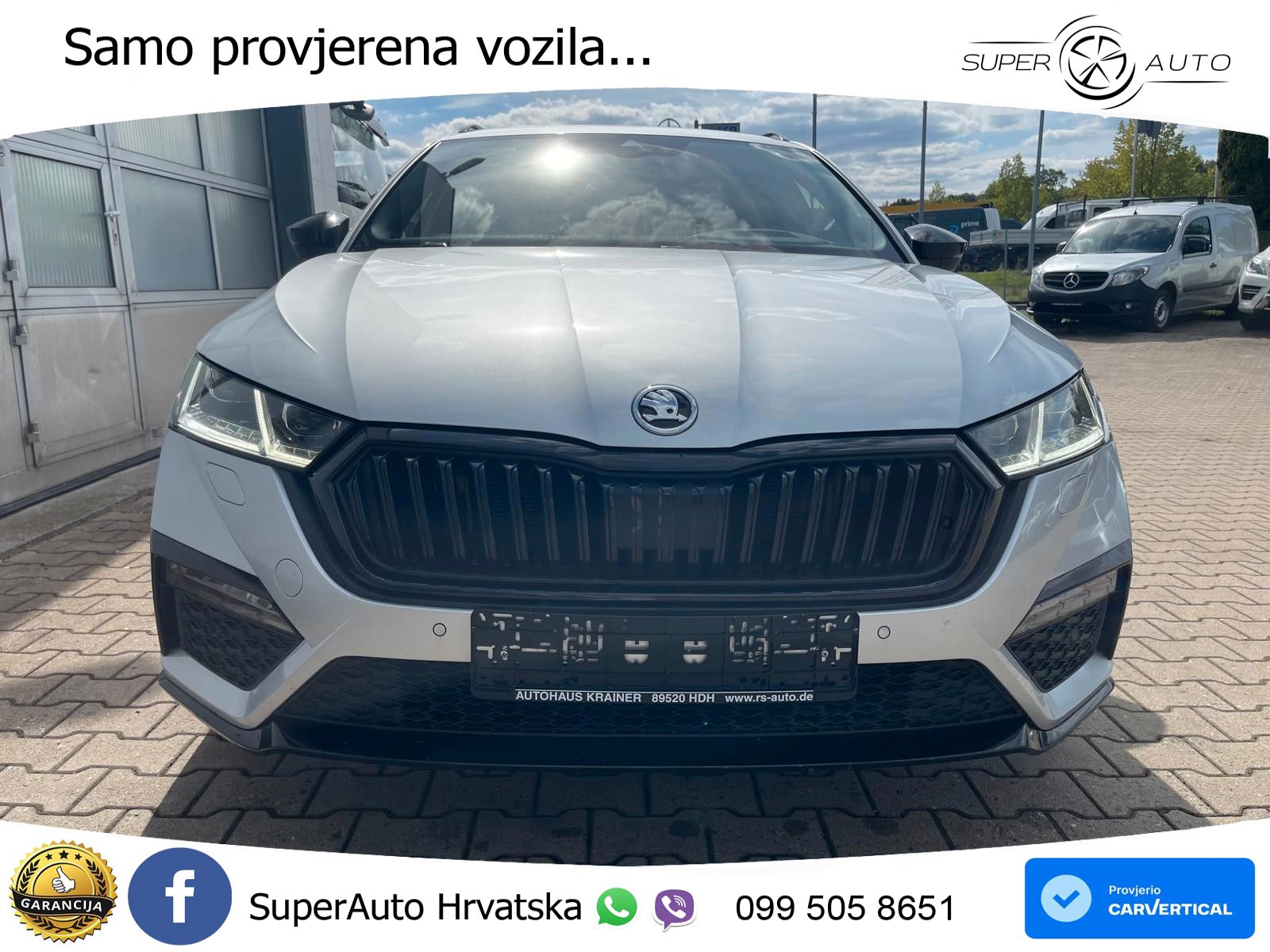 Škoda Octavia Combi RS 2.0 TDI (200 KS) DSG LED+GR SJED+ACC