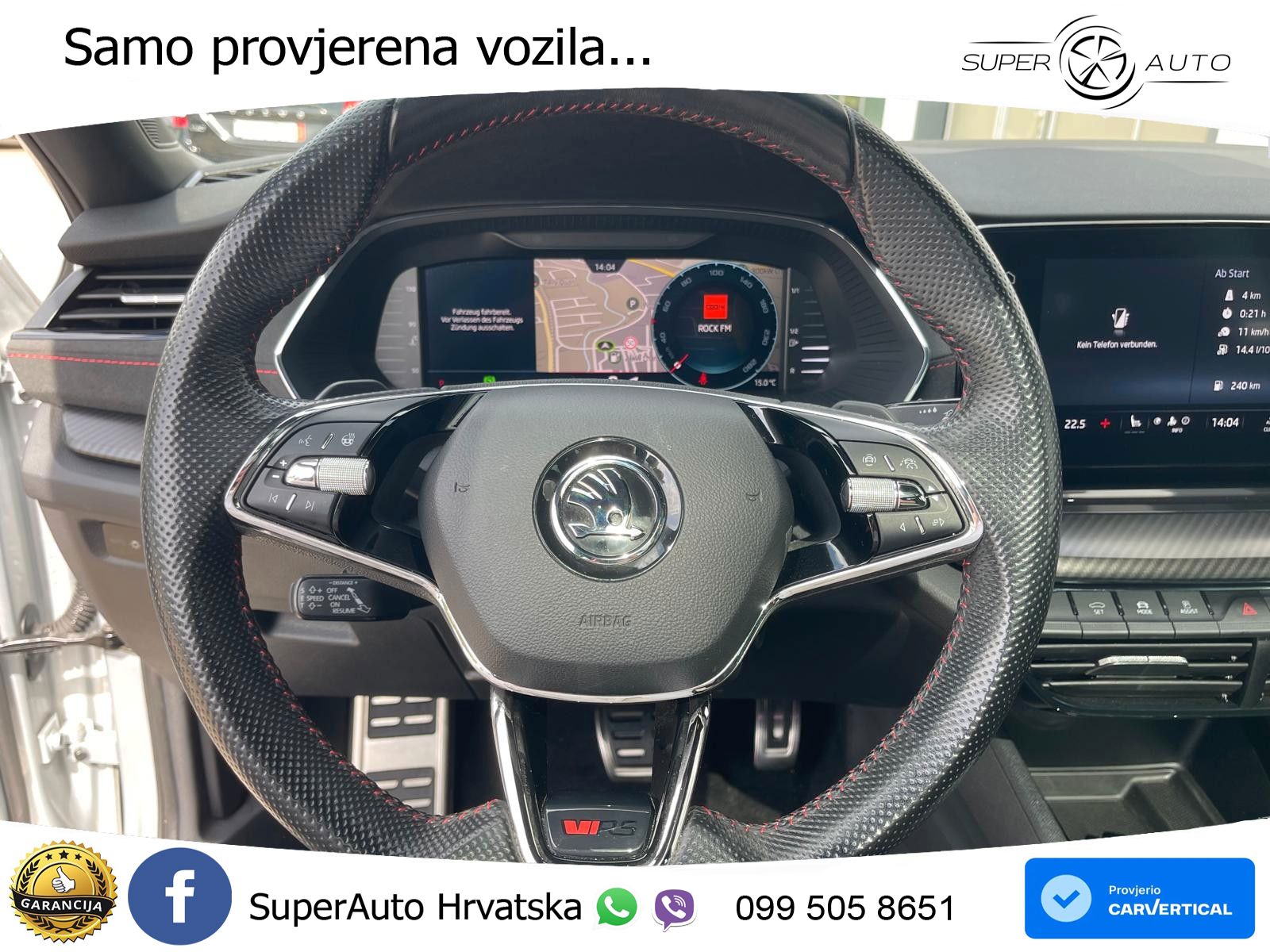 Škoda Octavia Combi RS 2.0 TDI (200 KS) DSG LED+GR SJED+ACC