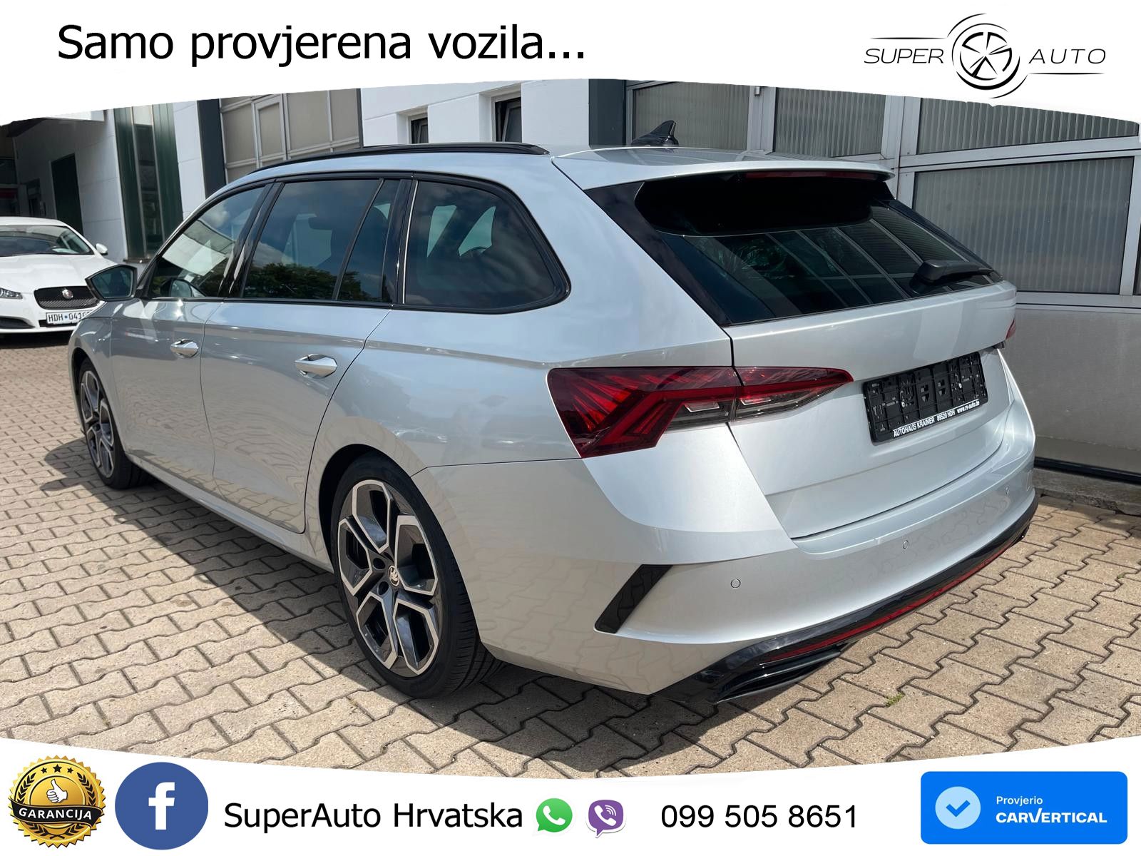 Škoda Octavia Combi RS 2.0 TDI (200 KS) DSG LED+GR SJED+ACC