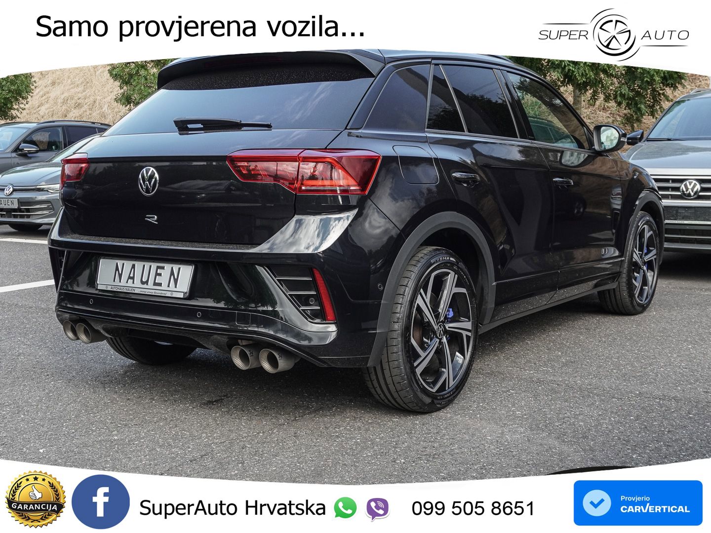 Volkswagen T-Roc I R 2.0 TSI (300 KS) OPF 4M DSG MATRIX+GR SJED+KAM