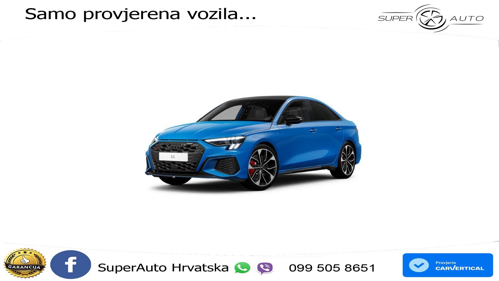Audi S3 Limuzina 2.0 TFSI (310 KS) quattro S tronic