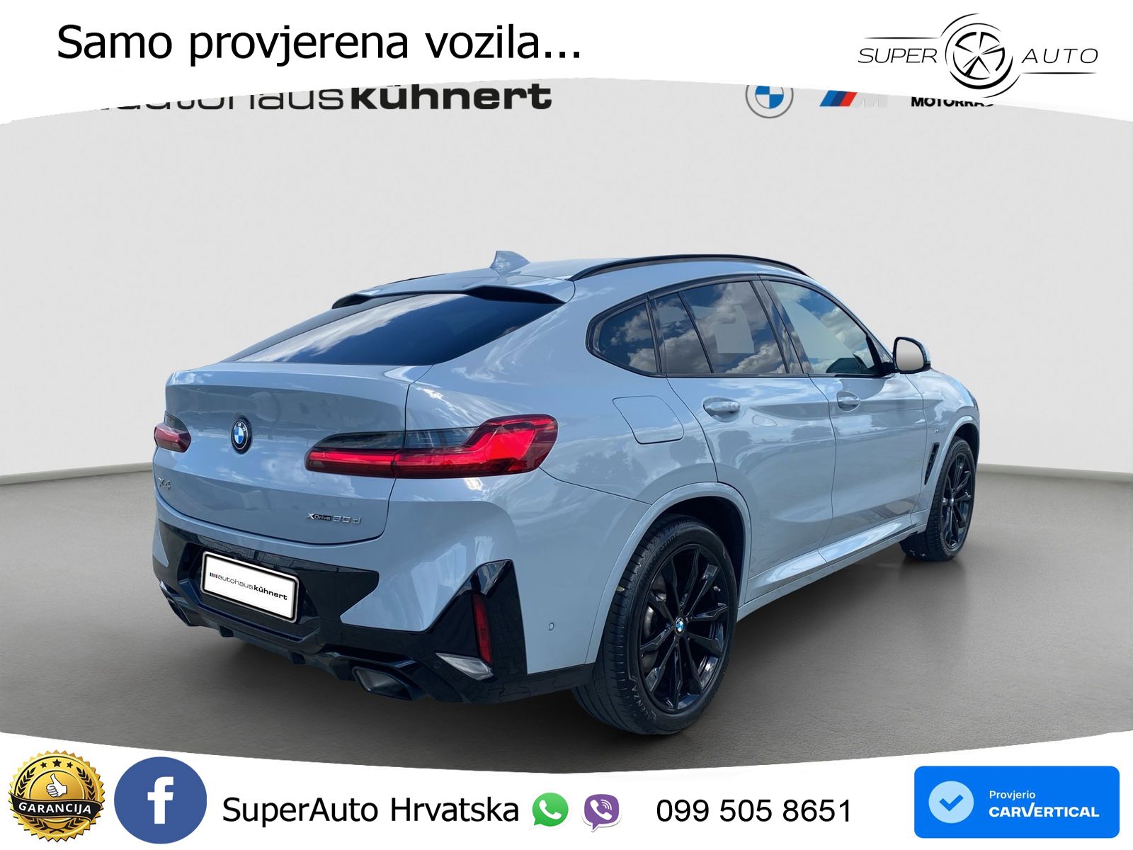 BMW X4 30d (286 KS) xDrive Steptronic M Sport LED+GR SJED+ACC