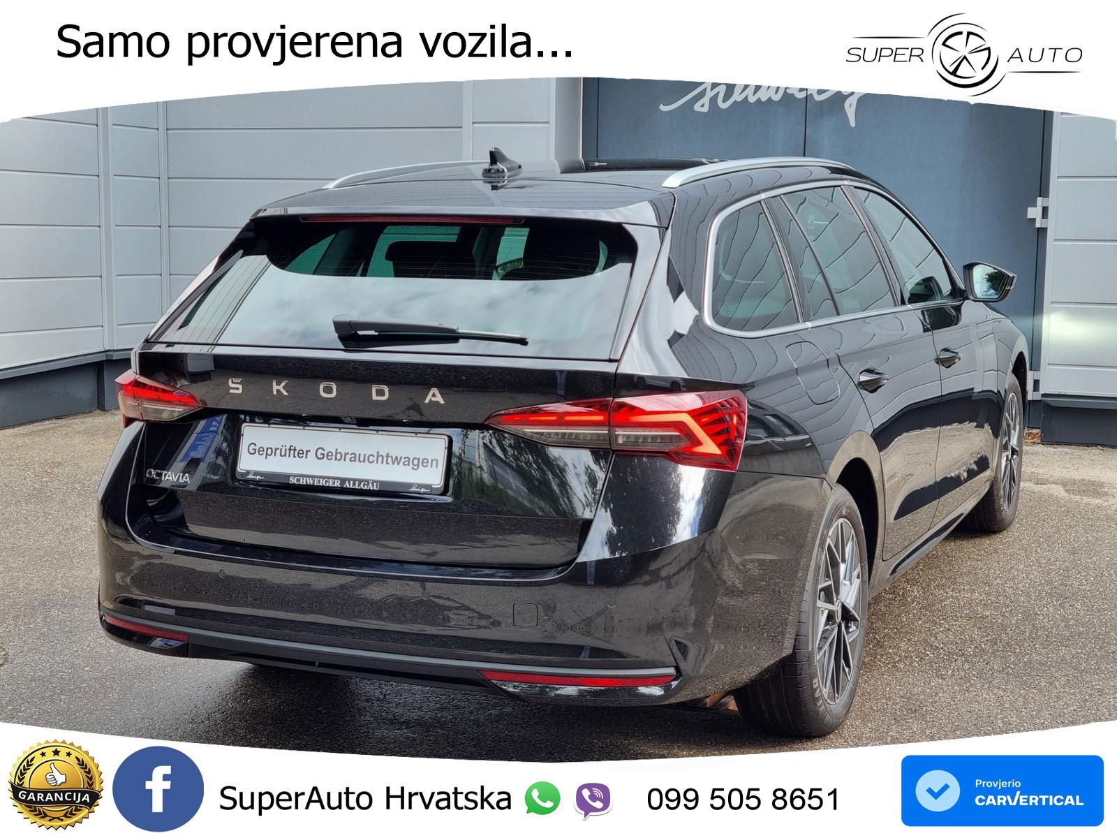 Škoda Octavia Combi 1.5 TSI (150 KS) DSG Selection LED+GR SJED+ACC