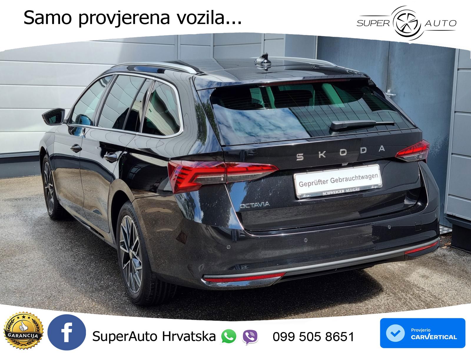 Škoda Octavia Combi 1.5 TSI (150 KS) DSG Selection LED+GR SJED+ACC