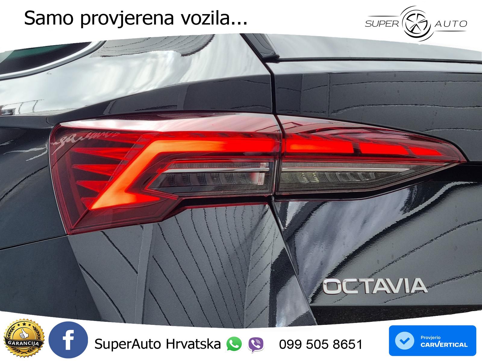 Škoda Octavia Combi 1.5 TSI (150 KS) DSG Selection LED+GR SJED+ACC