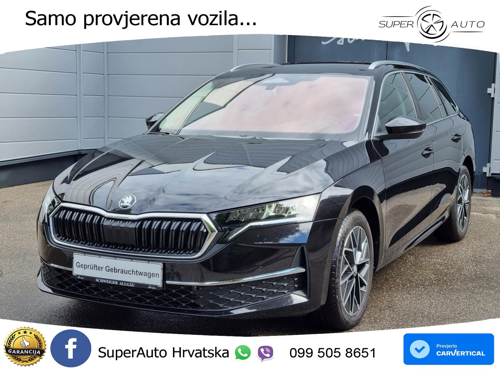 Škoda Octavia Combi 1.5 TSI (150 KS) DSG Selection LED+GR SJED+ACC