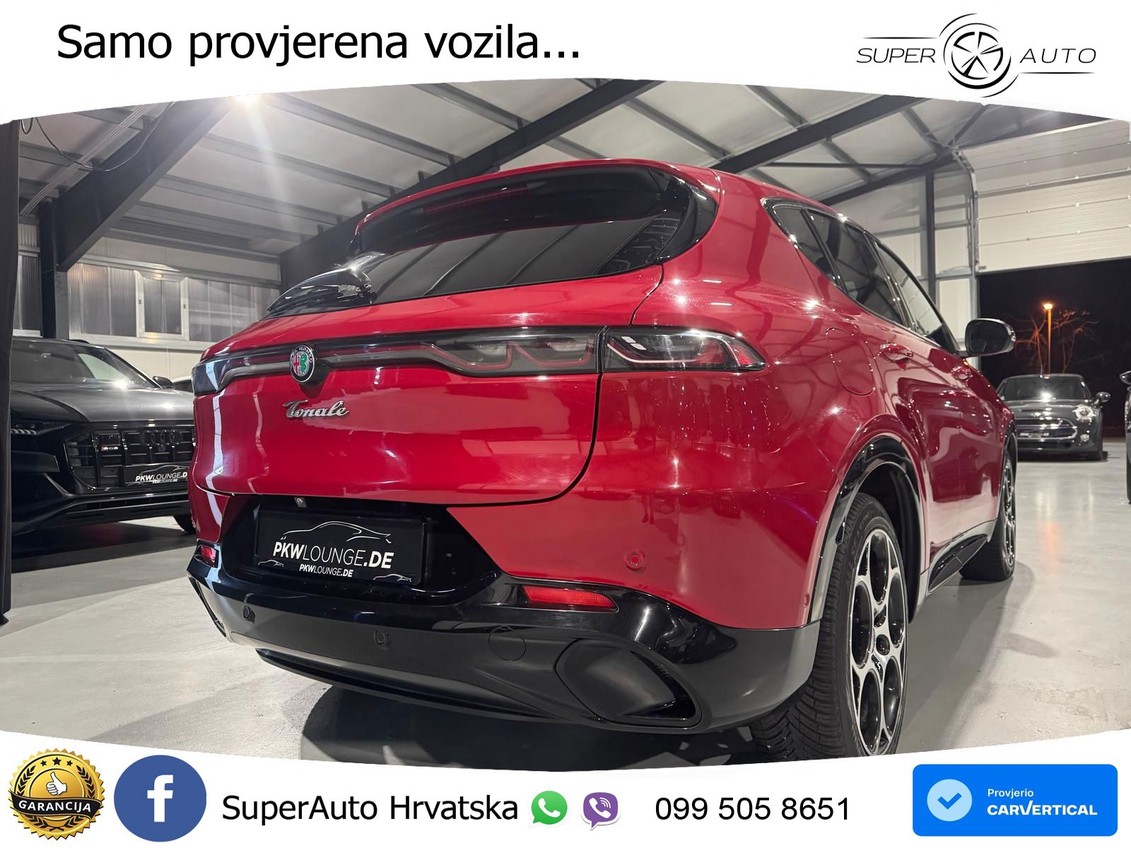 Alfa Romeo Tonale 1.5 VGT (160 KS) 48V-Hybrid TCT LED+GR SJED+ACC