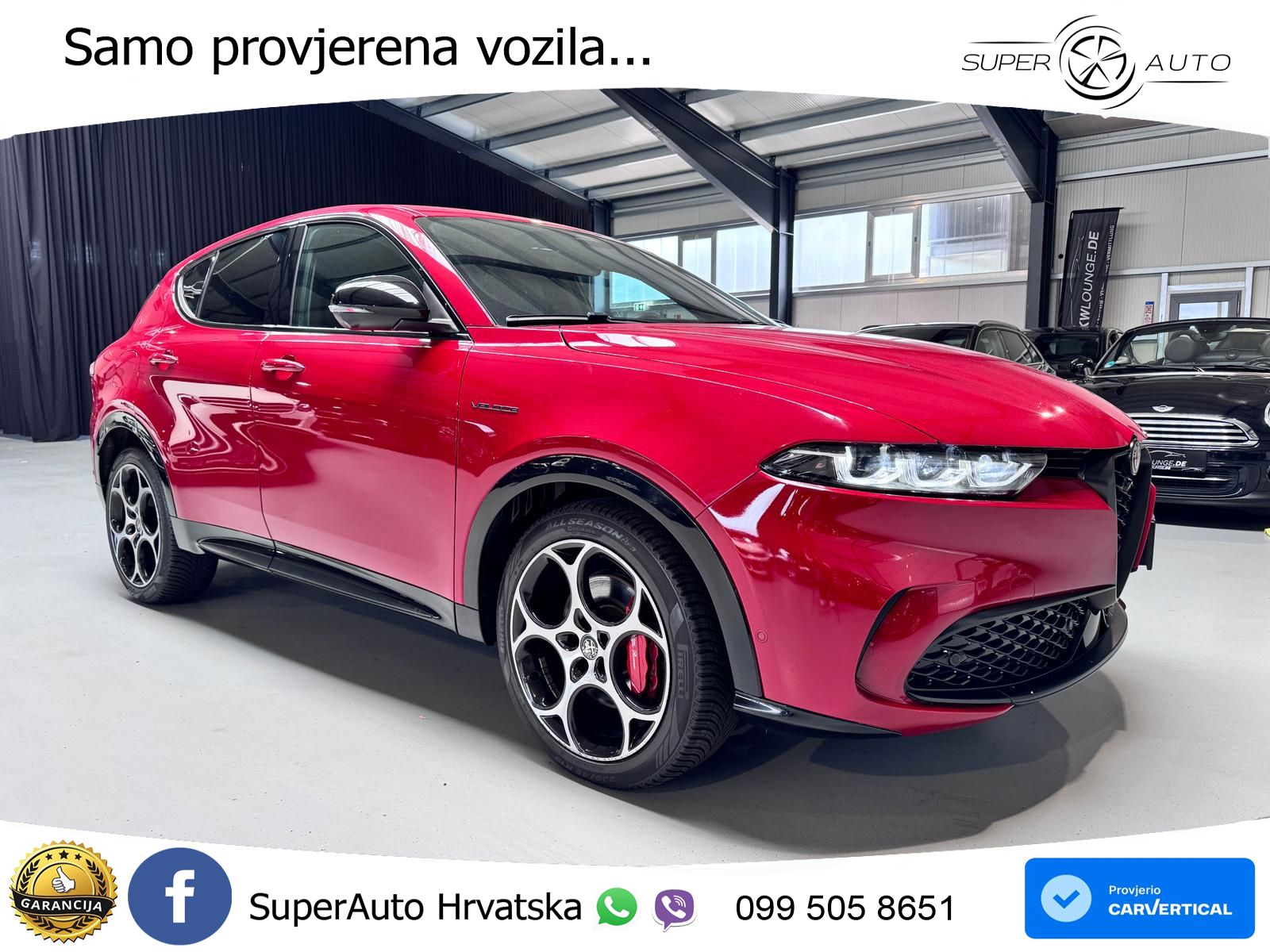 Alfa Romeo Tonale 1.5 VGT (160 KS) 48V-Hybrid TCT LED+GR SJED+ACC