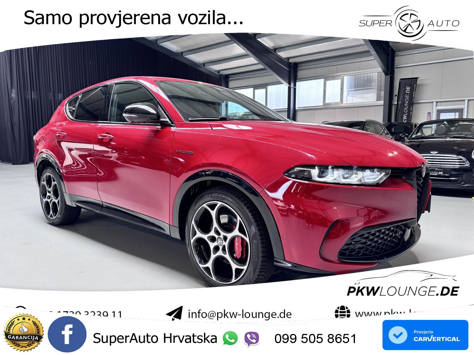 Alfa Romeo Tonale 1.5 VGT (160 KS) 48V-Hybrid TCT LED+GR SJED+ACC