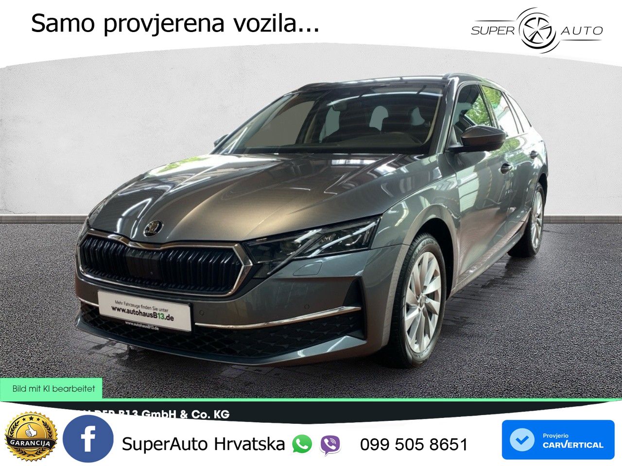 Škoda Octavia Combi 1.5 TSI (150 KS) DSG Selection LED+GR SJED+ACC
