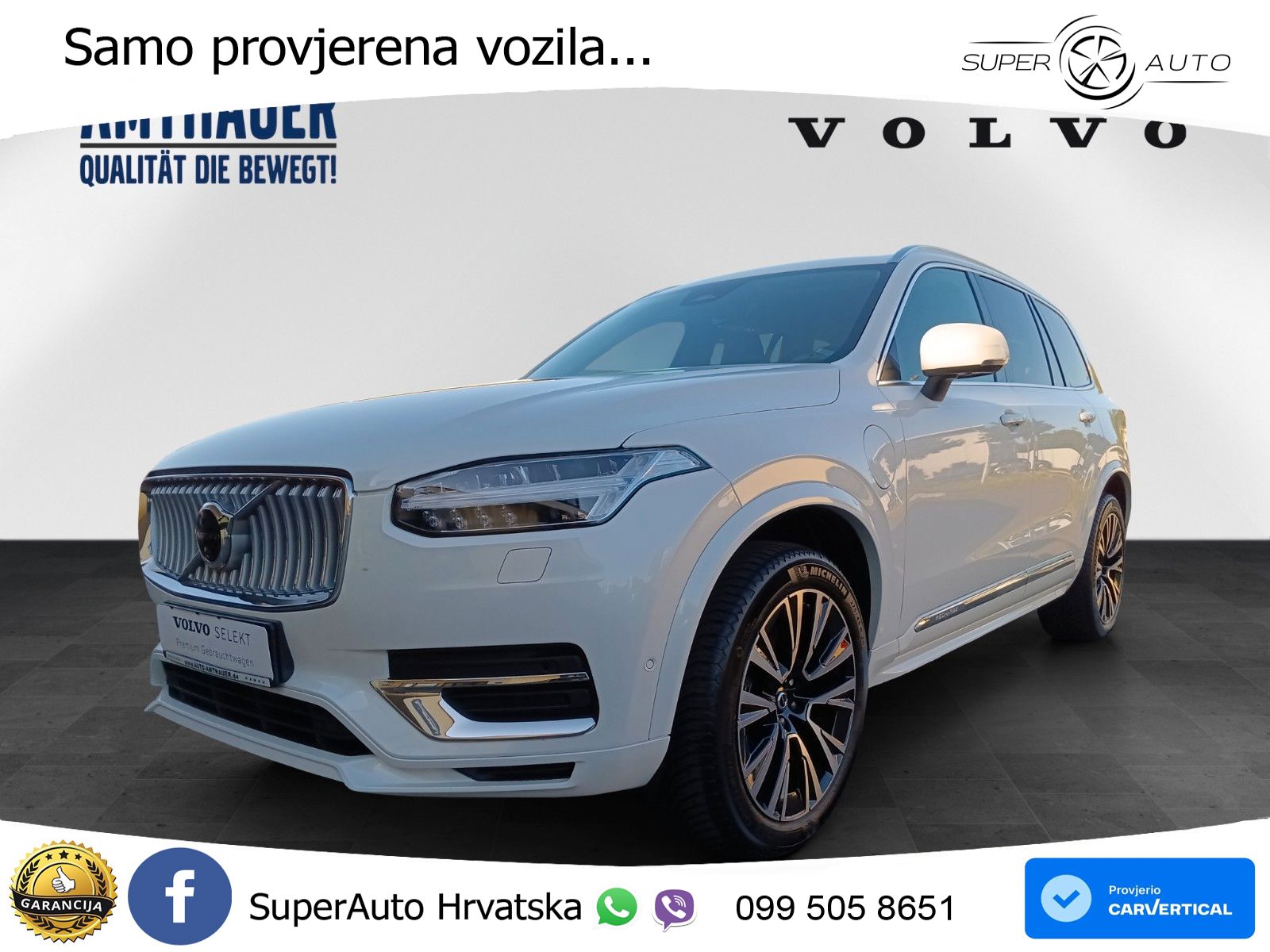 Volvo XC90 2.0 T8 AWD Automatic ACC+HEAD+4xGR SJED+360+PANO