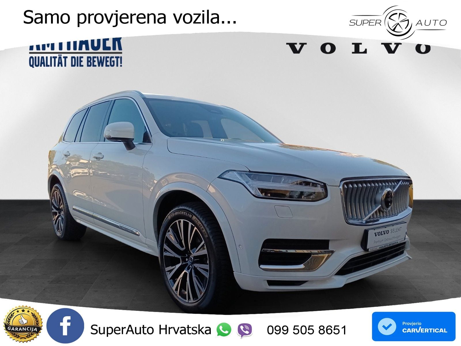 Volvo XC90 2.0 T8 AWD Automatic ACC+HEAD+4xGR SJED+360+PANO