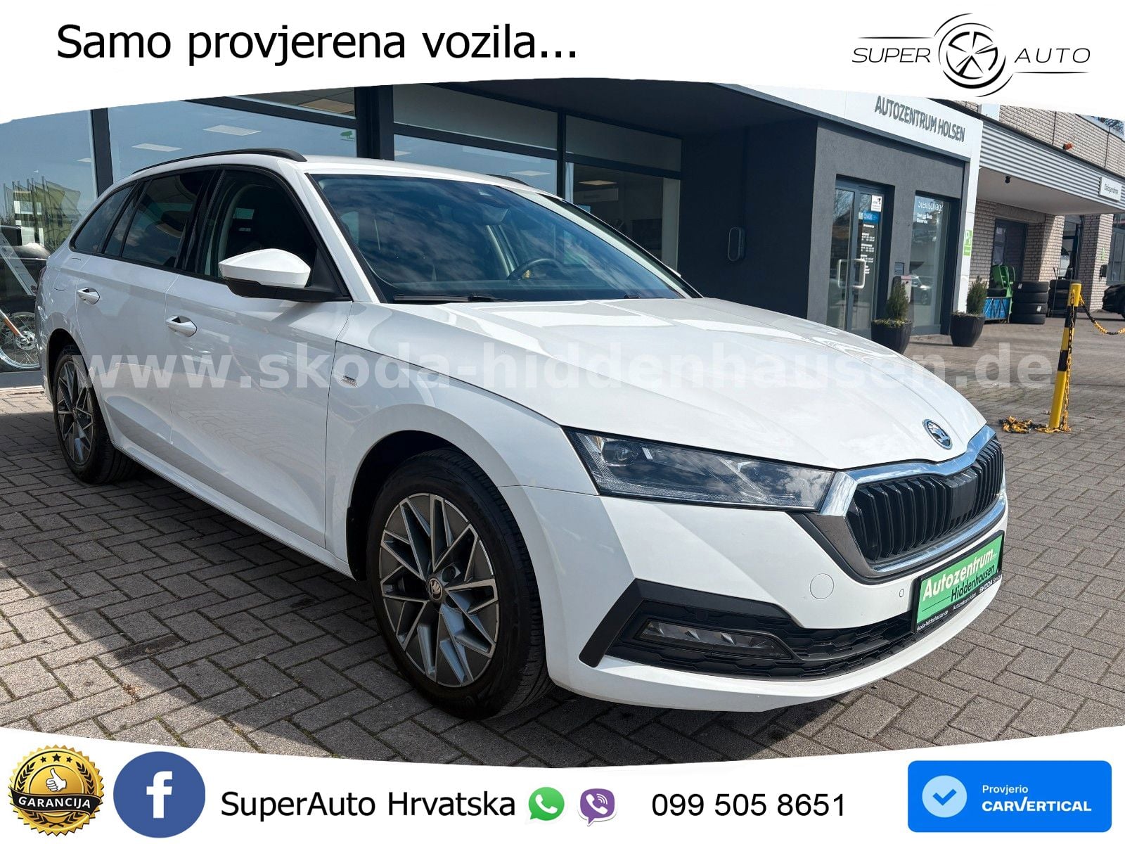 Škoda Octavia Combi 2.0 TDI (150 KS) DSG LED+GR SJED+ACC