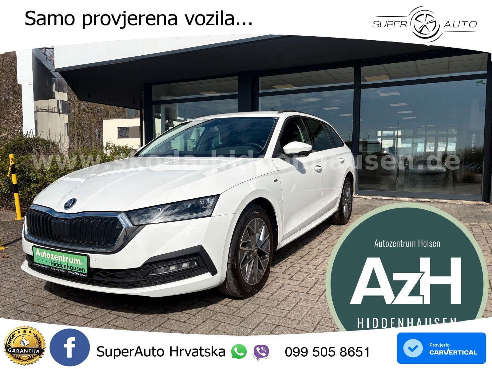 Škoda Octavia Combi 2.0 TDI (150 KS) DSG LED+GR SJED+ACC