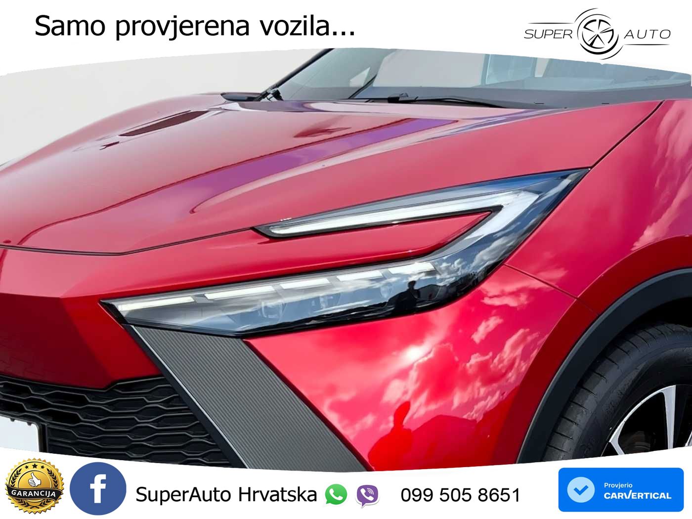 Toyota C-HR 2.0 (198 KS) Hybrid e-CVT Teamplayer LED+GR SJED+ACC
