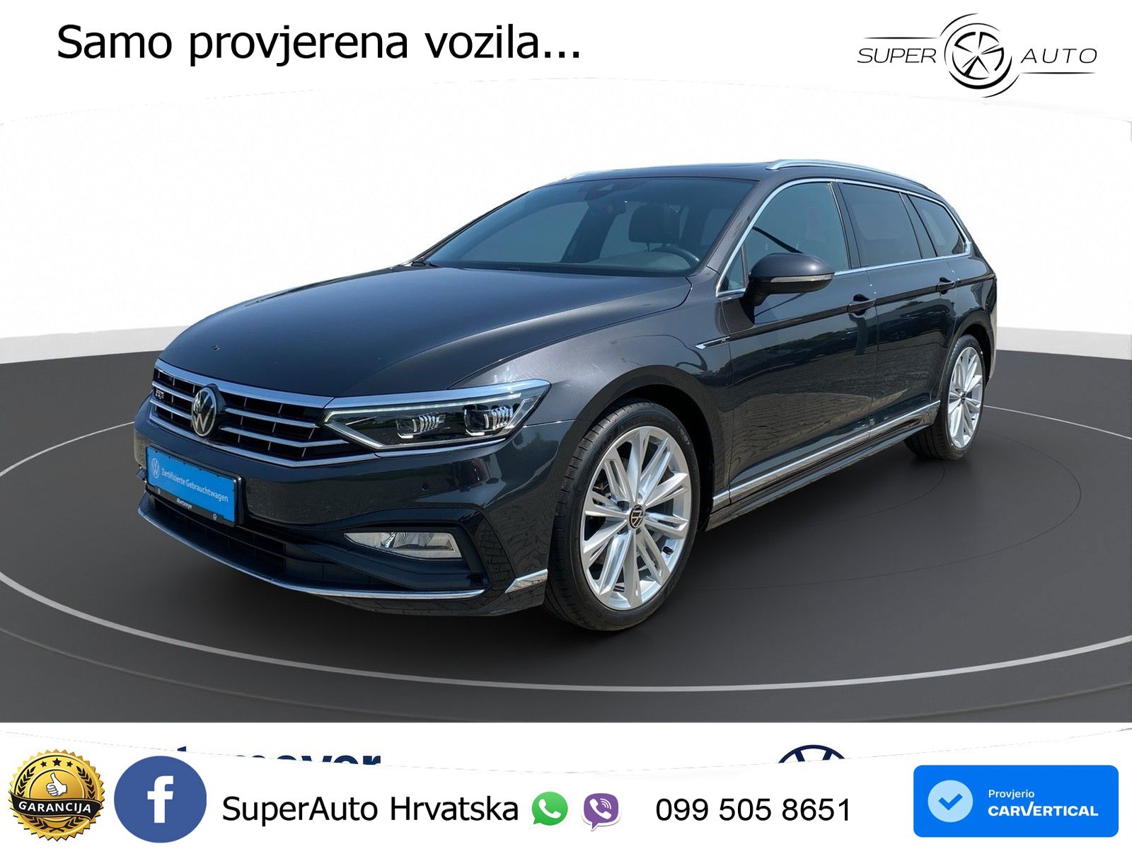 Volkswagen Passat Variant 2.0 TDI (150 KS) DSG Business LED+GR SJED+ACC