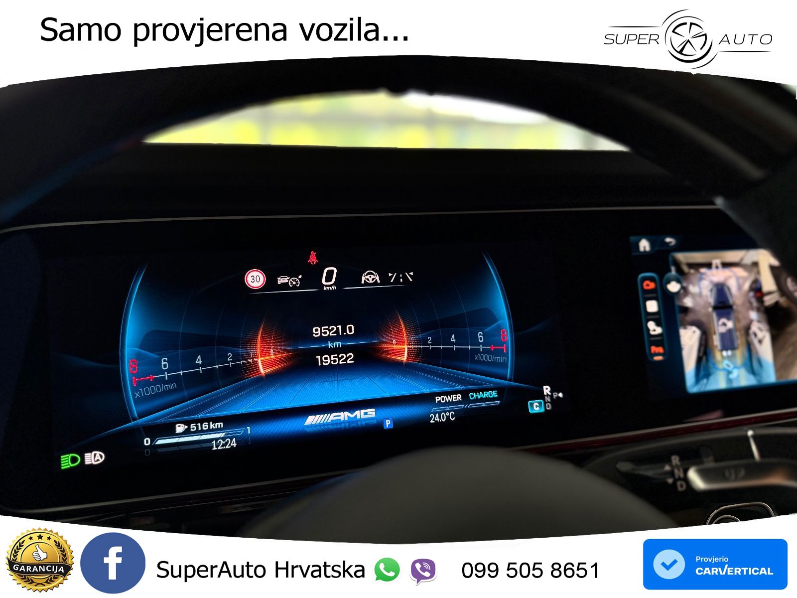Mercedes AMG G 63 Long V8 (585 KS) 4MATIC 9G-TRONIC AMG SPEEDSHIFT TCT Superior LED+GR SJED+ACC