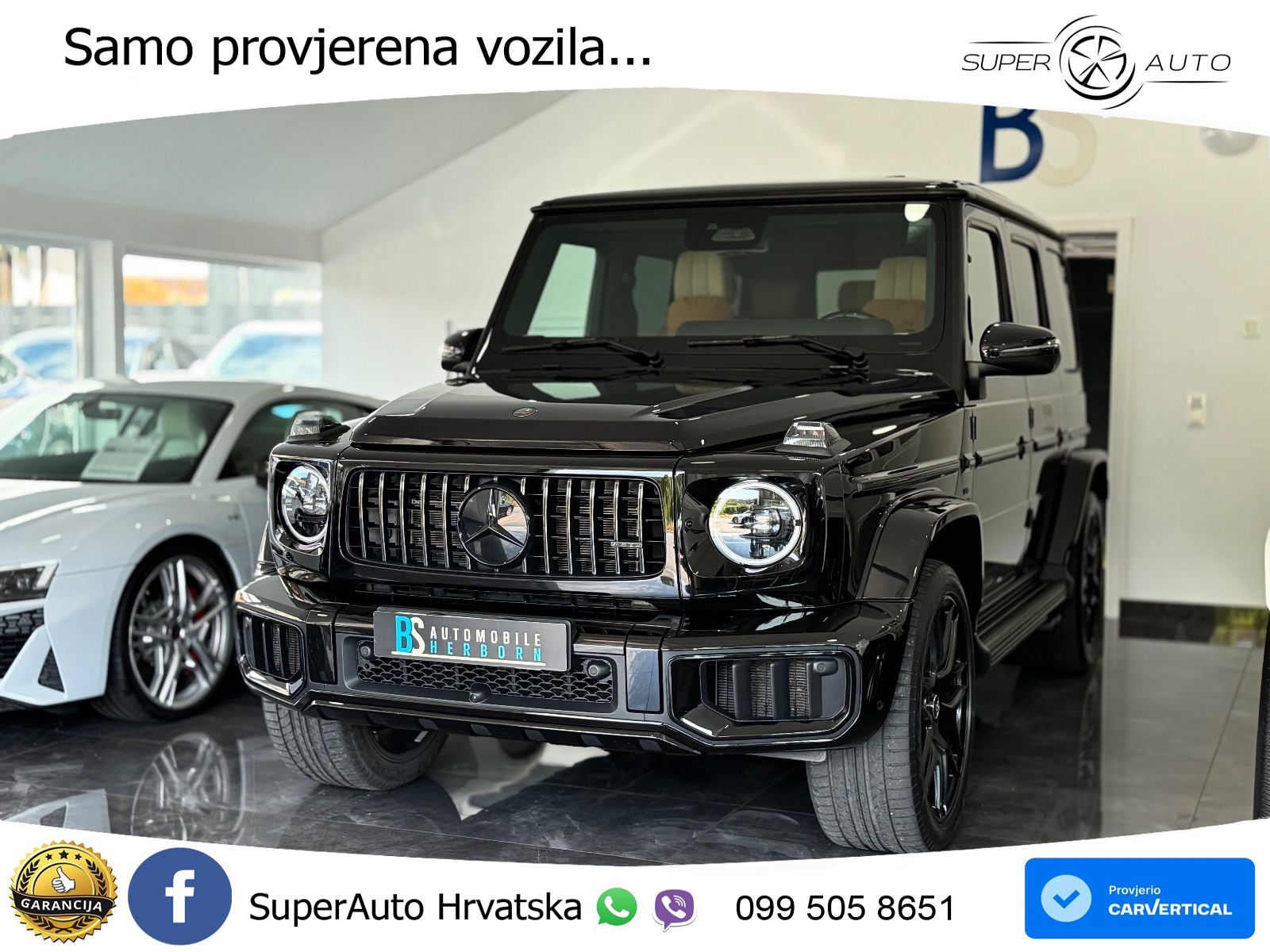 Mercedes AMG G 63 Long V8 (585 KS) 4MATIC 9G-TRONIC AMG SPEEDSHIFT TCT Superior LED+GR SJED+ACC