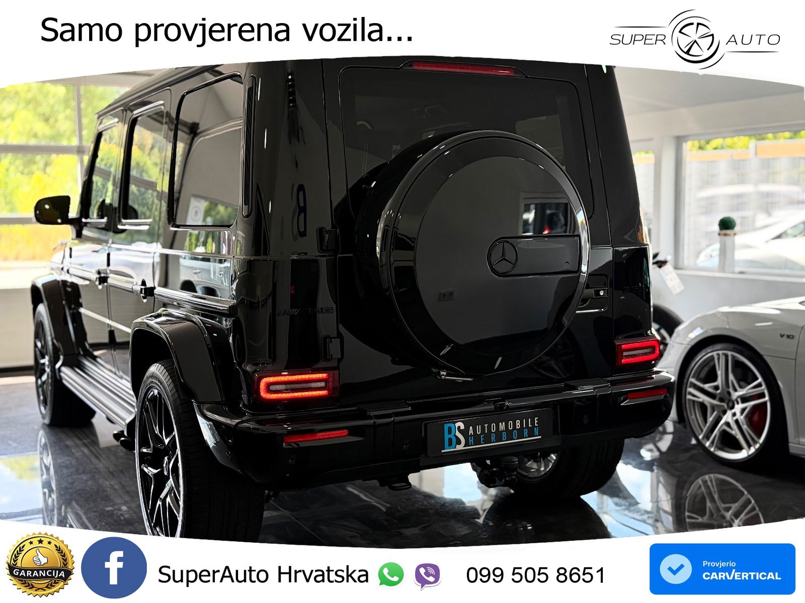 Mercedes AMG G 63 Long V8 (585 KS) 4MATIC 9G-TRONIC AMG SPEEDSHIFT TCT Superior LED+GR SJED+ACC